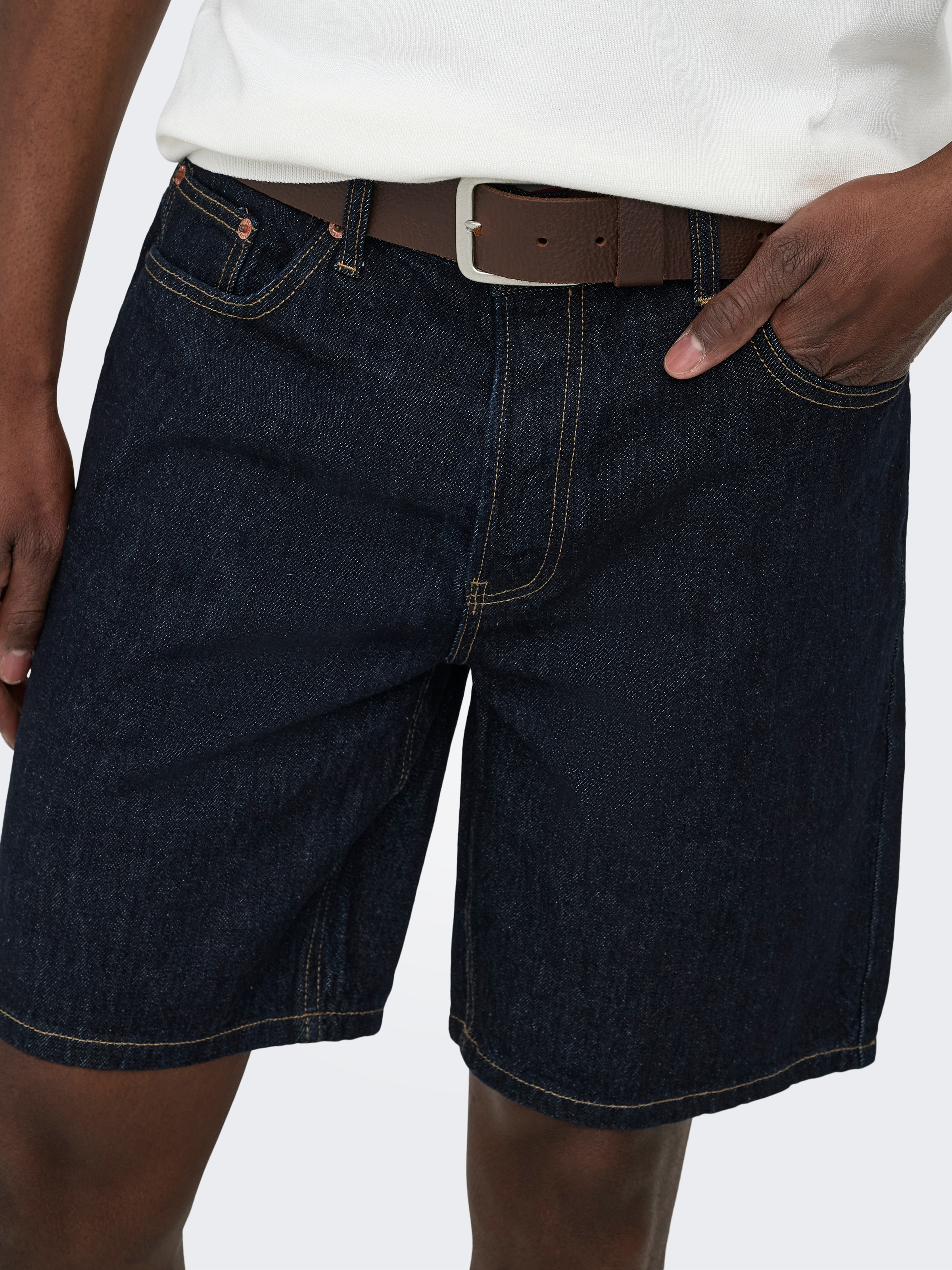 ONLY & SONS Shorts »ONSEDGE RINSE 6496 AZG DNM SHORTS NOOS«