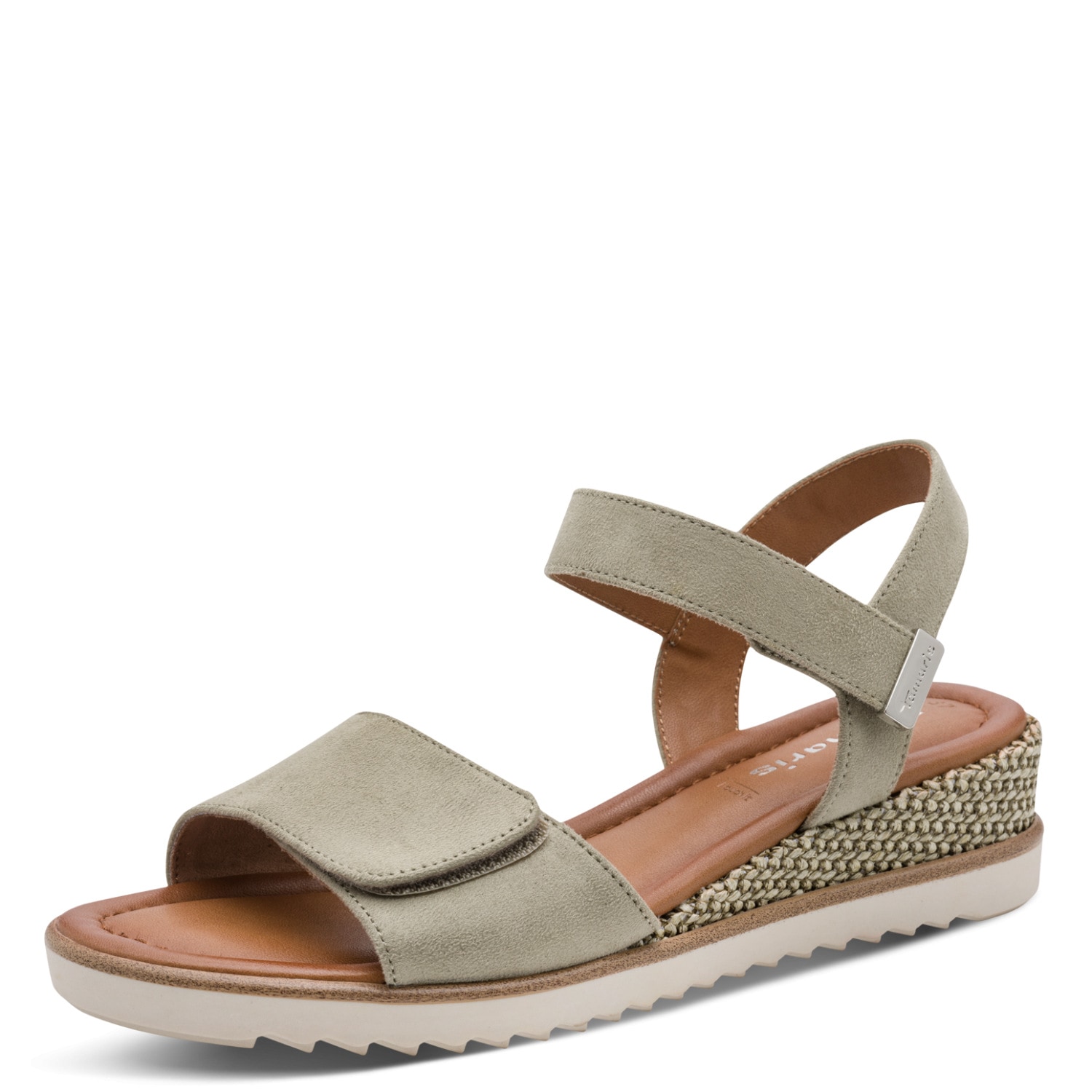 Tamaris Keilsandalette  , Riemchensandale, Sommerschuh in veganer Verarbeitung