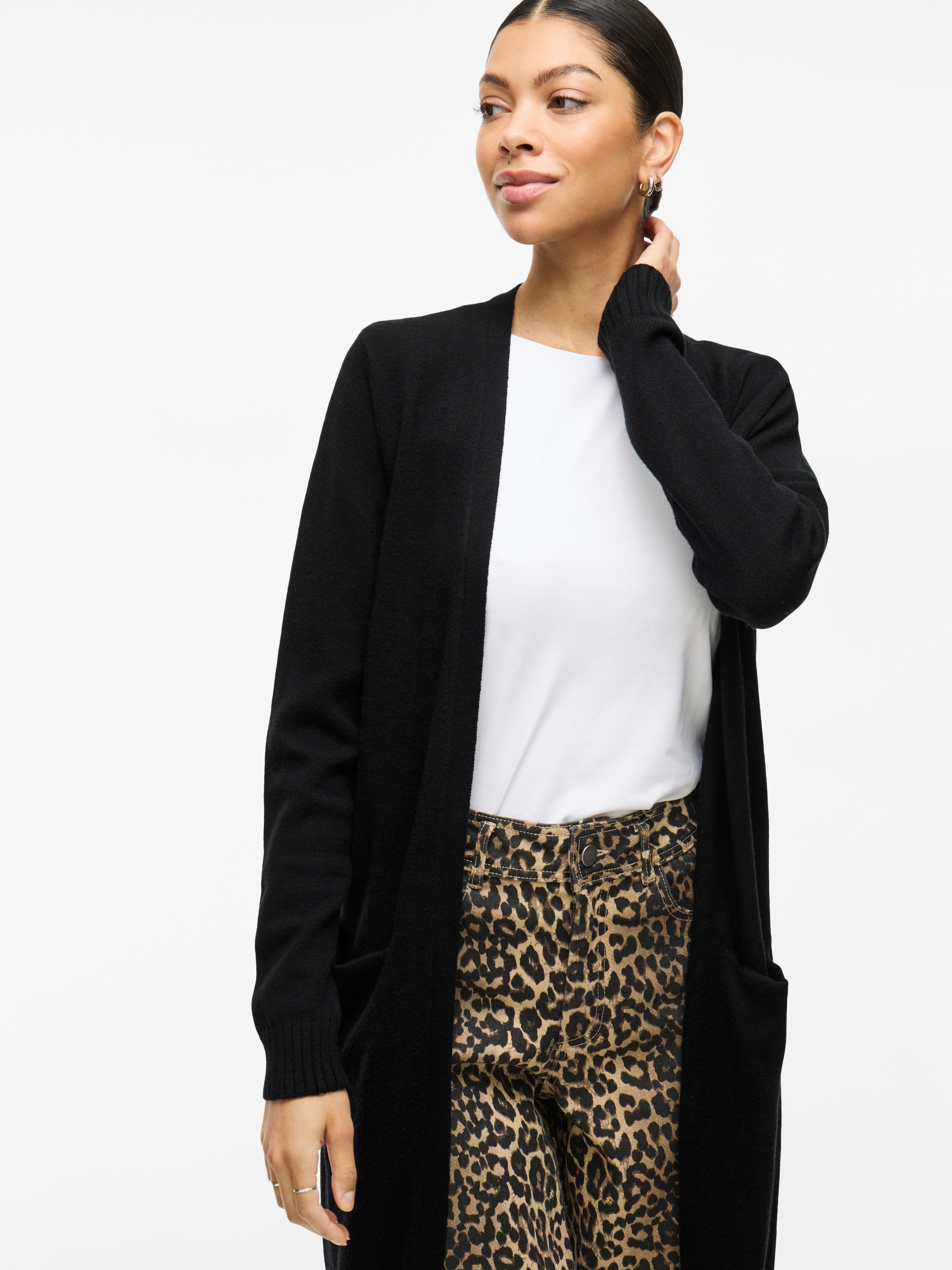 Vila Longstrickjacke »VIRIL LONG L/S KNIT CARDIGAN - NOOS«, in knielanger Form