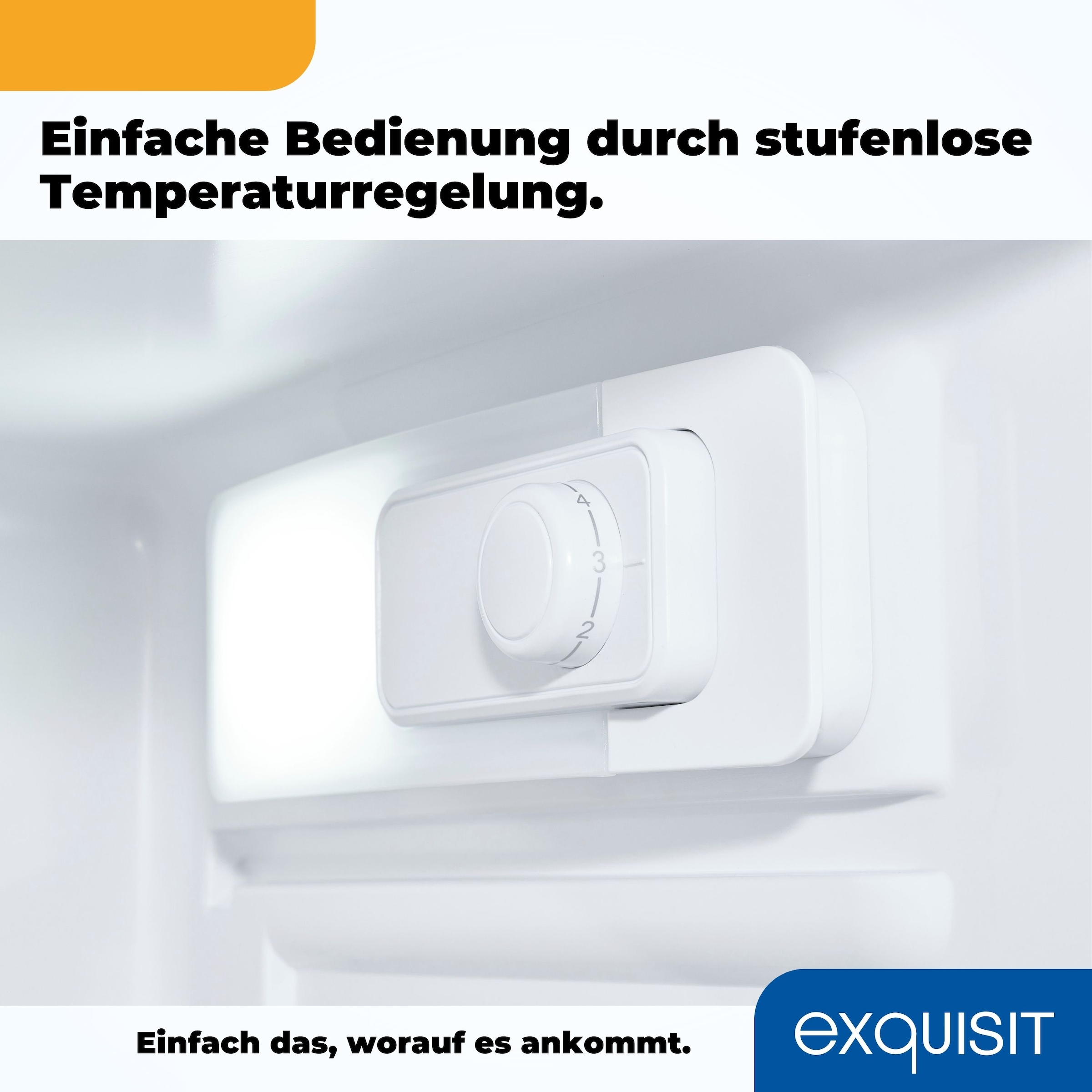 exquisit Einbaukühlschrank »EKS131-V-040E«