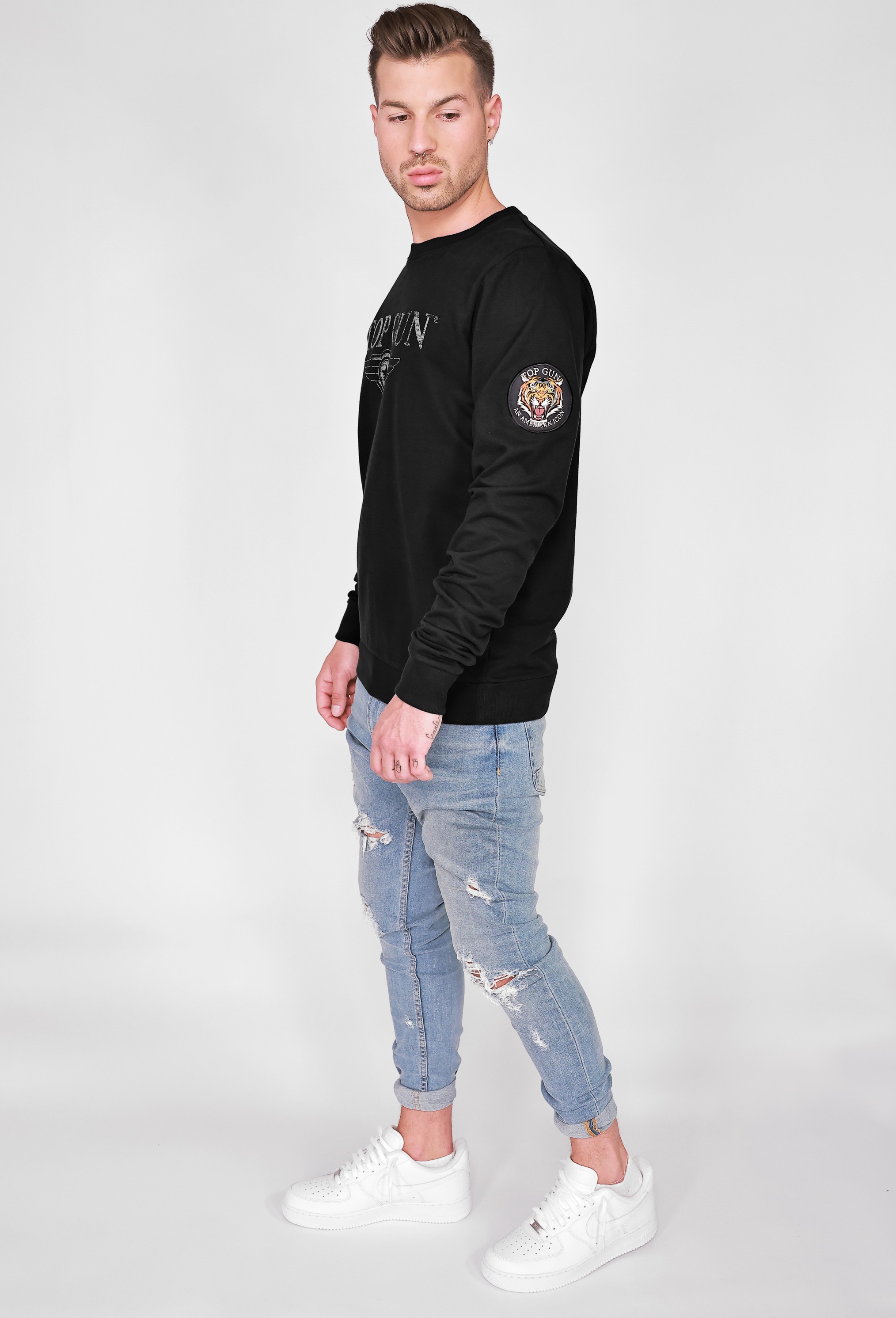 TOP GUN Sweatshirt »Sweater TG20213005«