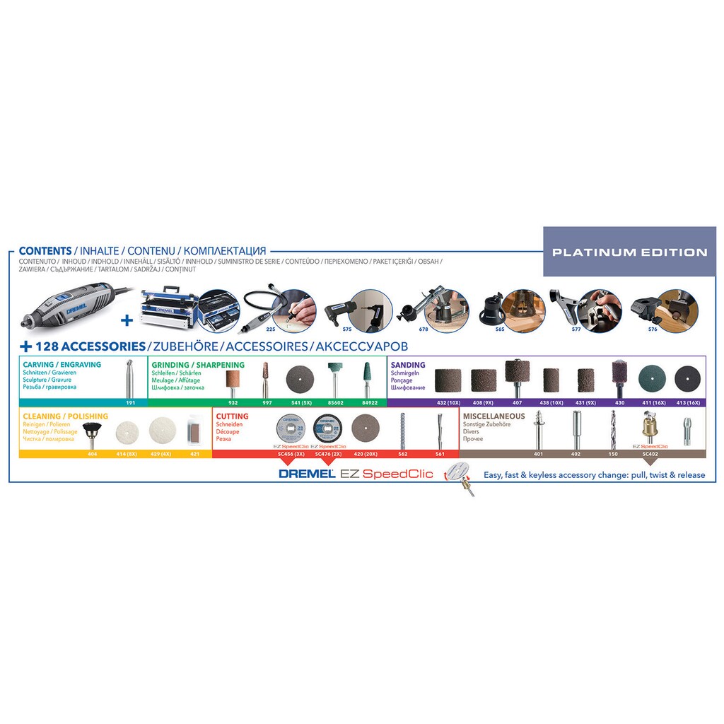 DREMEL Elektro-Multifunktionswerkzeug »DREMEL® 4250 (4250-6/128)«
