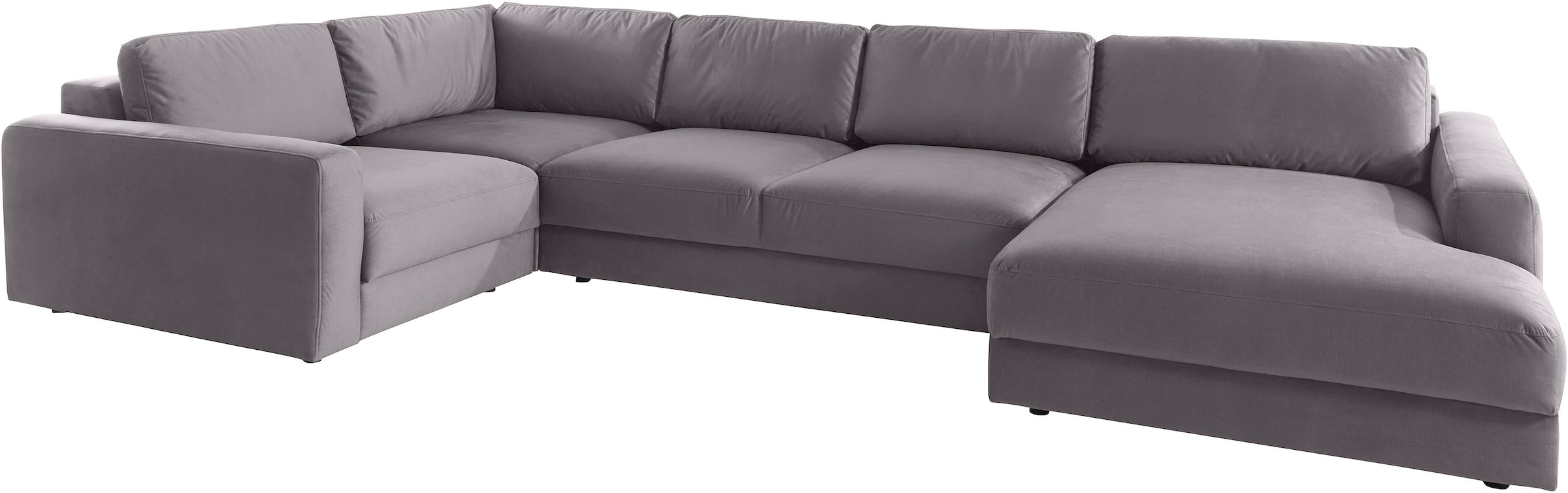 Places of Style Wohnlandschaft »Bloomfield, Mega Polsterprogramm, Breite 405cm, viel Platz, U-Form«, mit extra tiefer Sitzfläche, wahlweise mit Sitztiefenverstellung