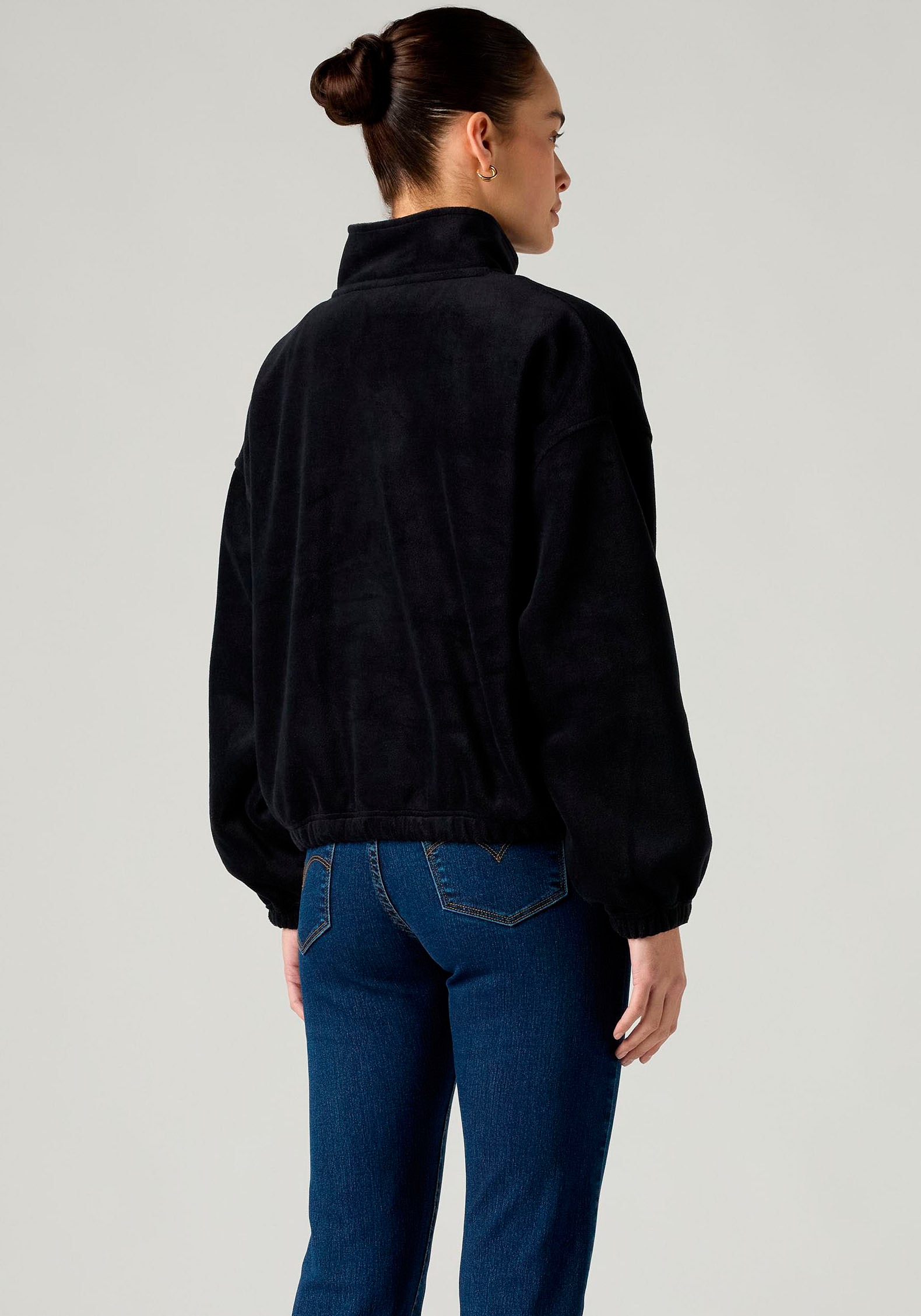 Levi's® Fleecepullover »LSE_DELTA 1/4 ZIP«, Pflegeleichte Fleece- Qualität
