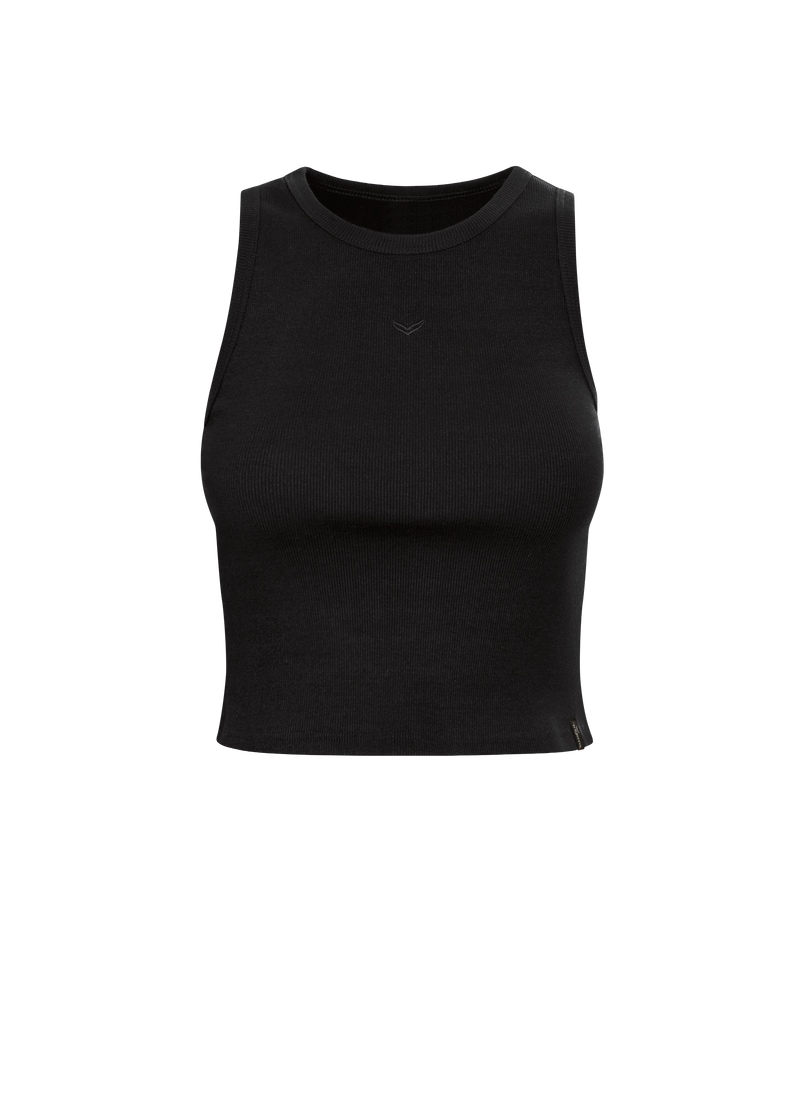 Trigema Crop-Top »TRIGEMA Cropped Top aus elastischem Doppelripp«, (1 tlg.)