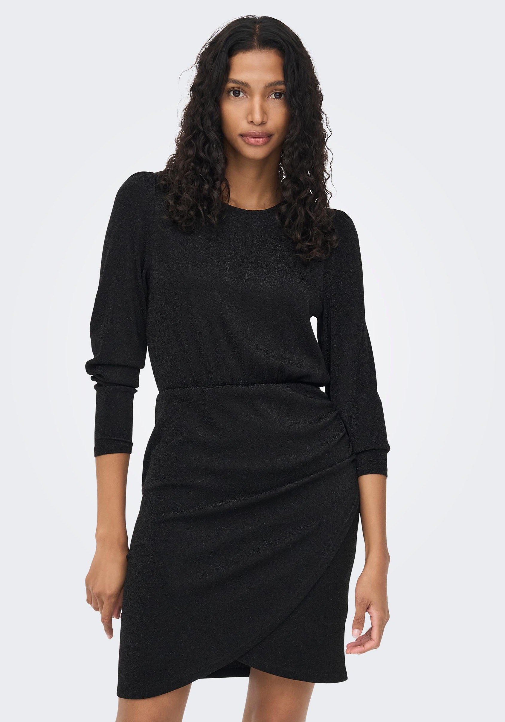 ONLY Jerseykleid »ONLRICH L/S GLITTER DRESS JRS«, mit Glitzereffekt kaufen
