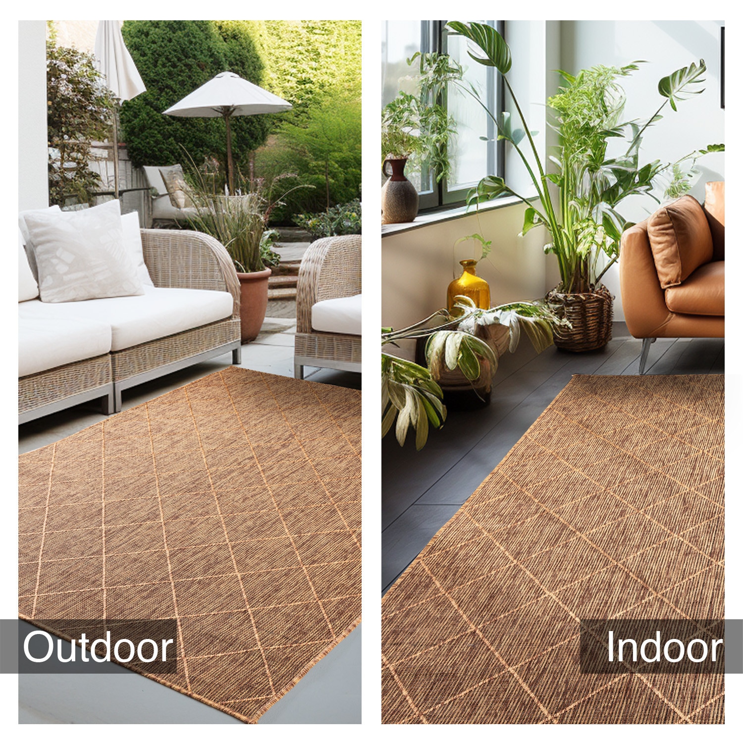 Ayyildiz Teppiche Outdoorteppich »ZAGORA 4512«, rechteckig, 5 mm Höhe, Läufer, Pflegeleicht / Strapazierfähig / In- und Outdoor geeignet