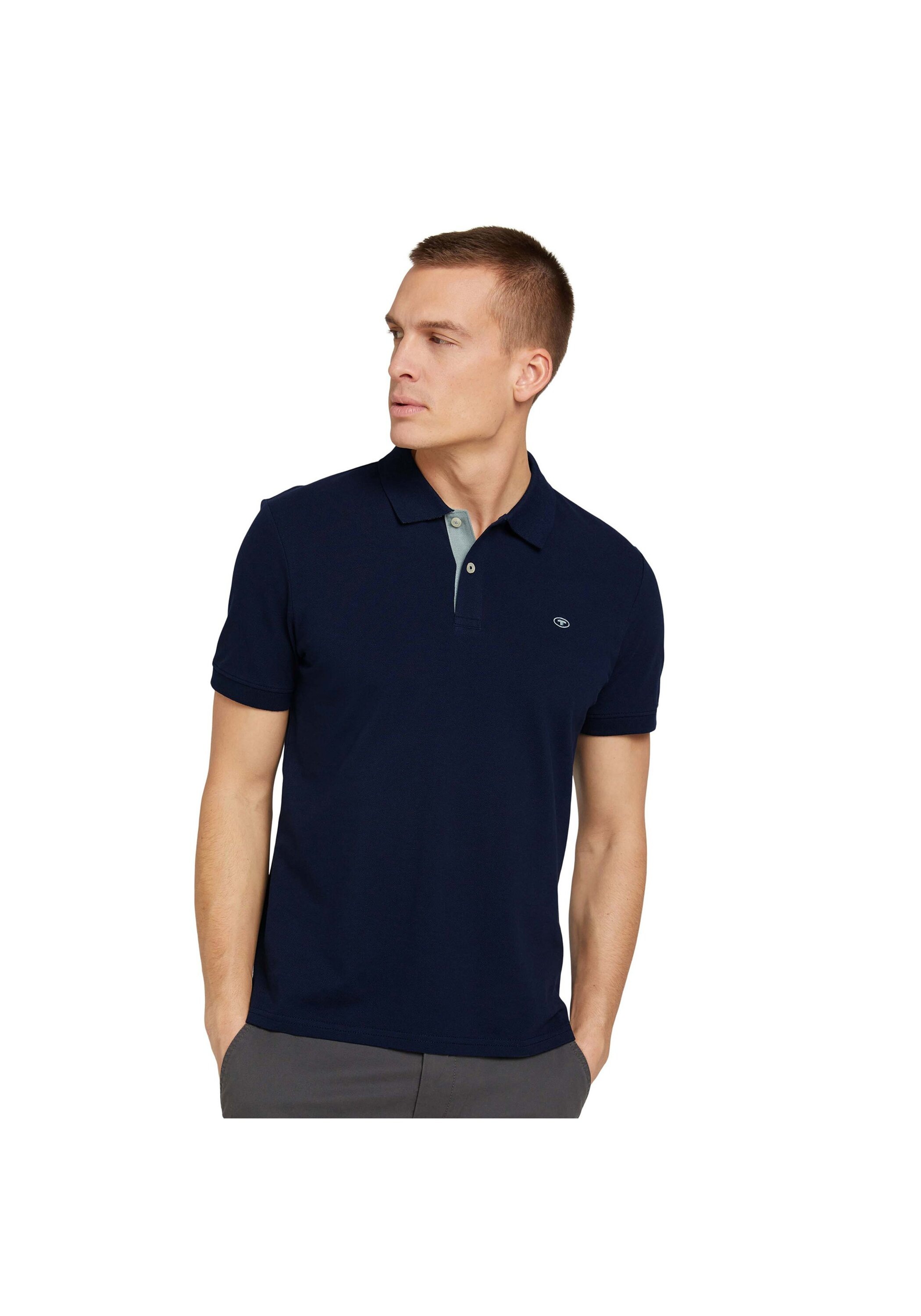 TOM TAILOR Poloshirt »Poloshirt Basic Polo With Contrast 3er Pack« 3