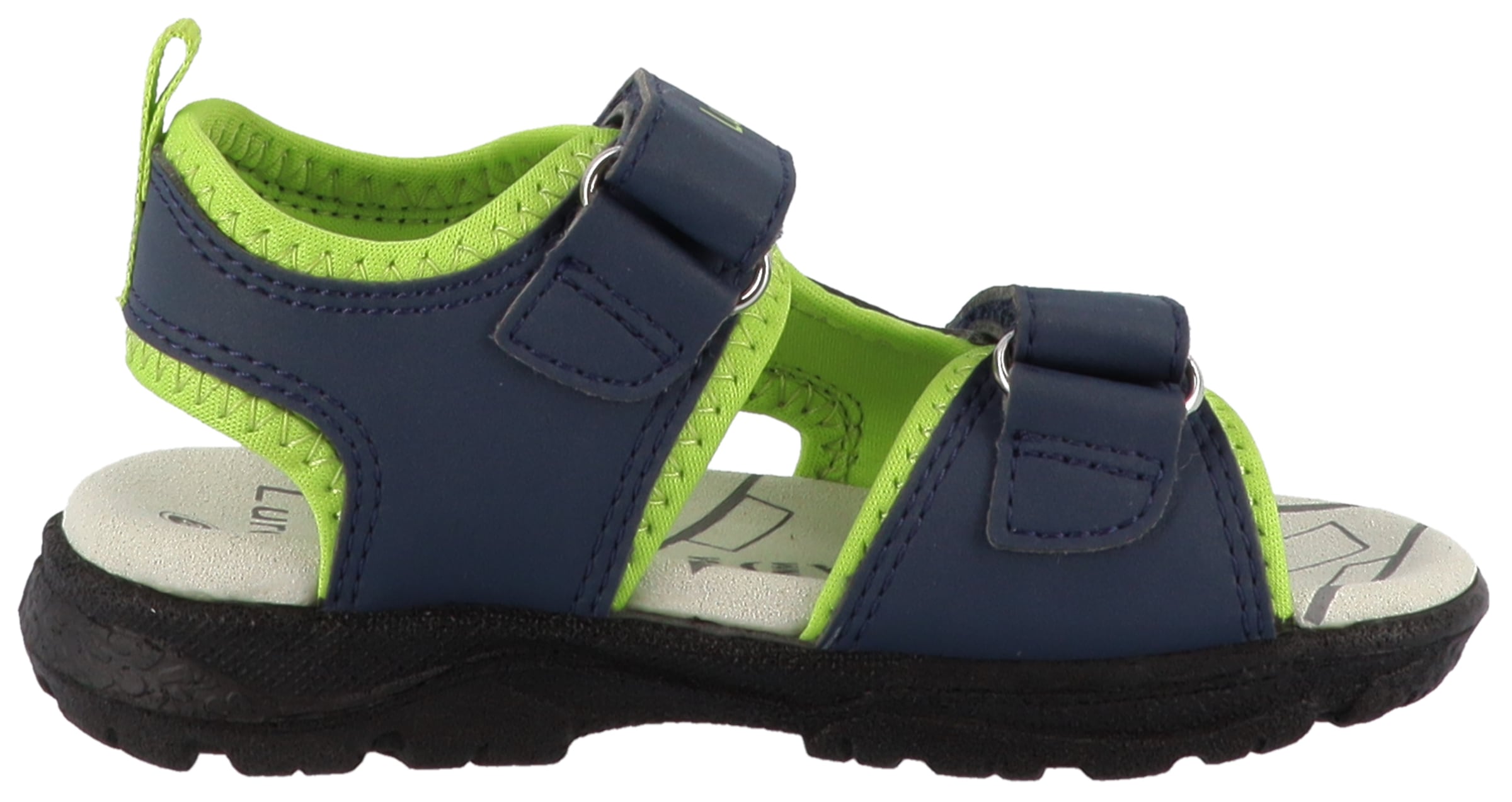 Lurchi Sandale »Keeper«  Klettschuh mit Blinkfunktion, Größenschablone zum Download