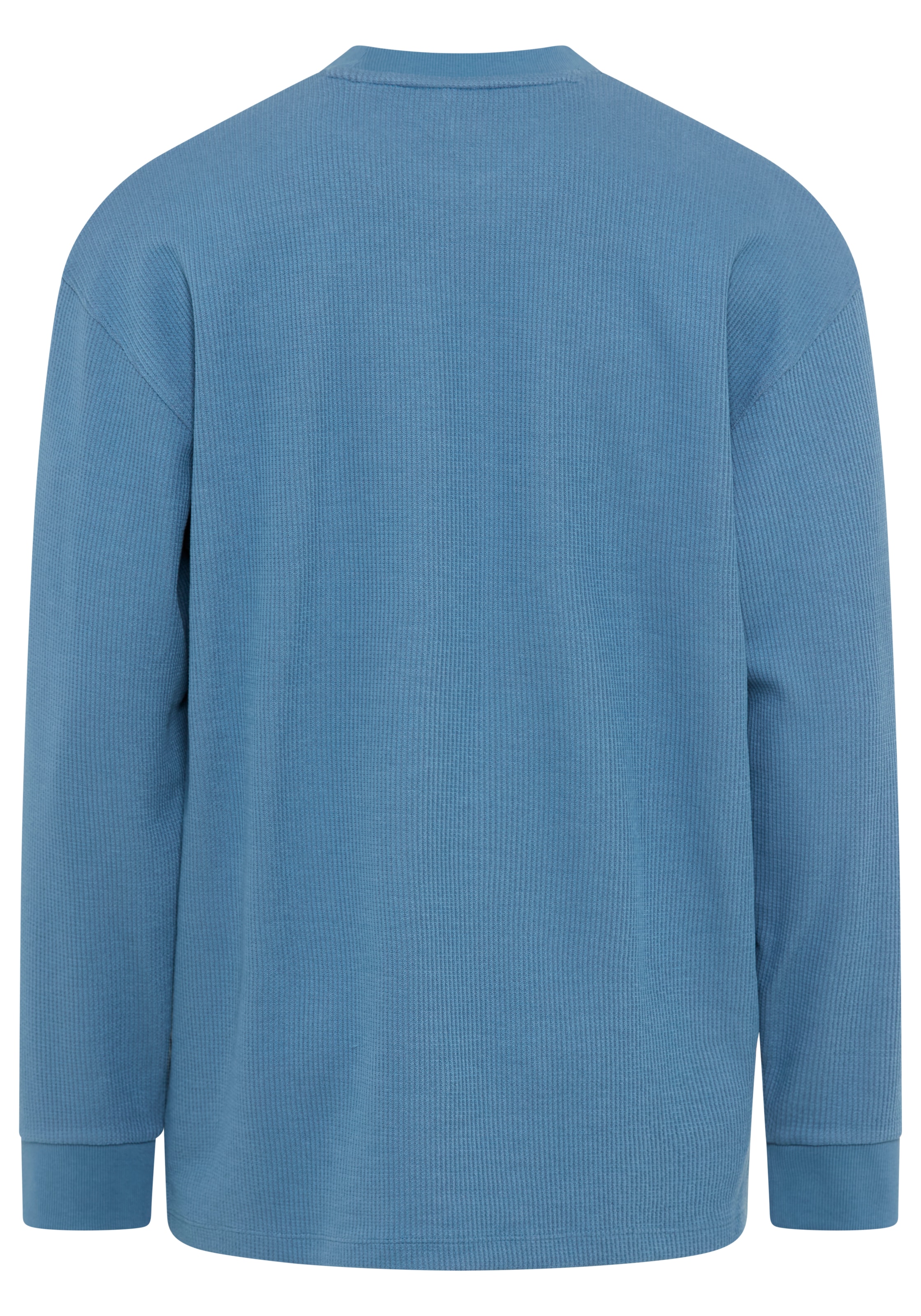 HUGO Blue Langarmshirt »Nuwolo«, mit Logo-Badge