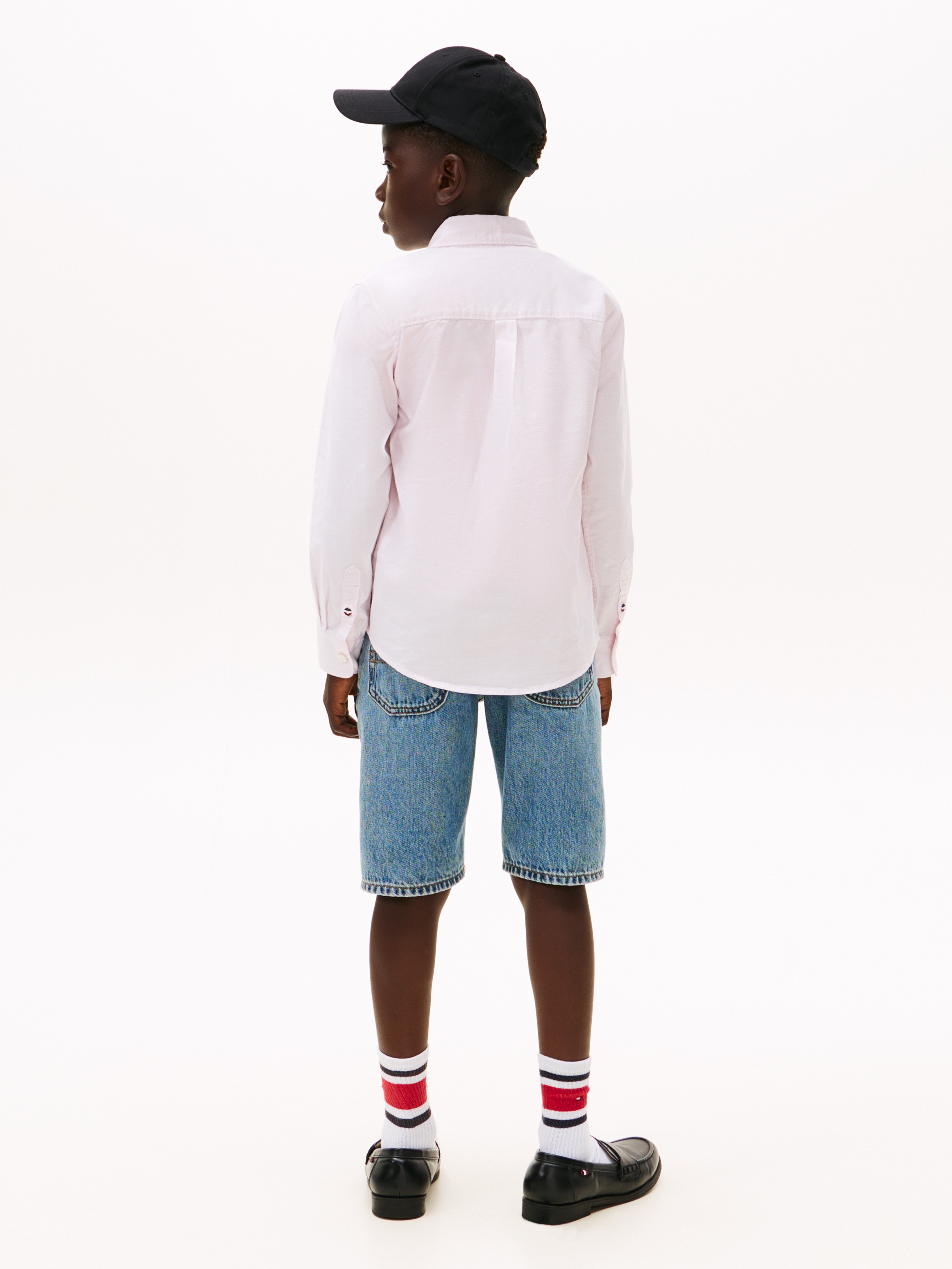Tommy Hilfiger Langarmhemd »FLAG OXFORD SHIRT LS«, mit Logostickerei