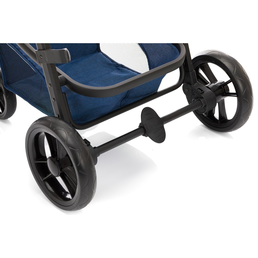 Fillikid Kombi-Kinderwagen »Panther, blau/melange«, 22 kg