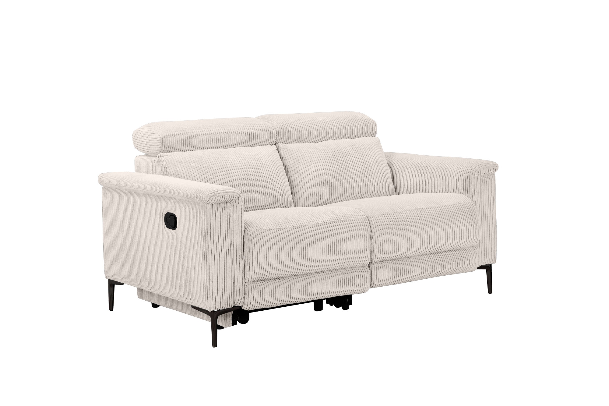 Home affaire 2-Sitzer »Lund in Cord, mit manueller o. elektrischer«, Relaxfunktion, USB-A, Kopfteilverstellung, Breite 160 cm