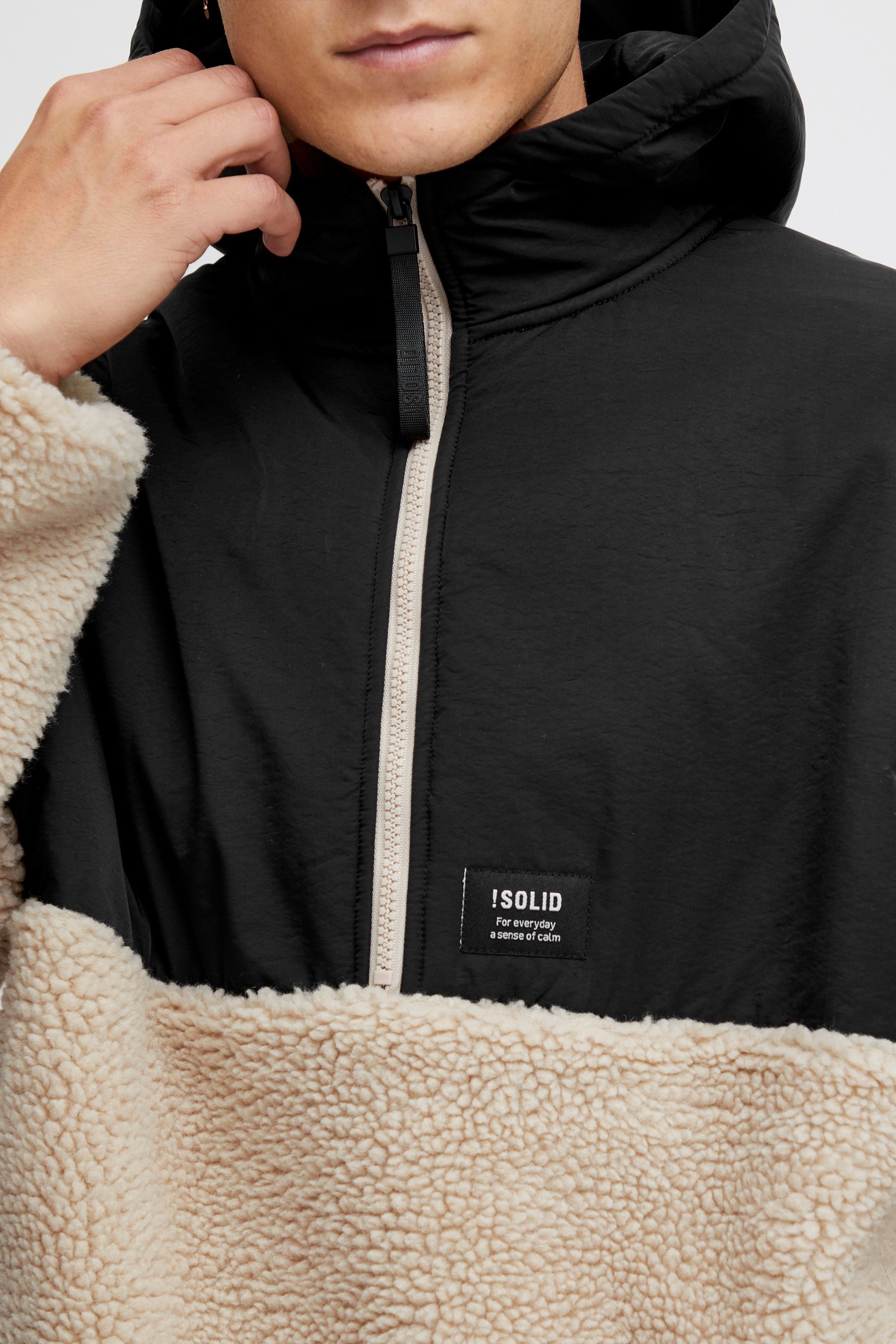!Solid Fellimitatjacke »Fellimitatjacke SDMarco«
