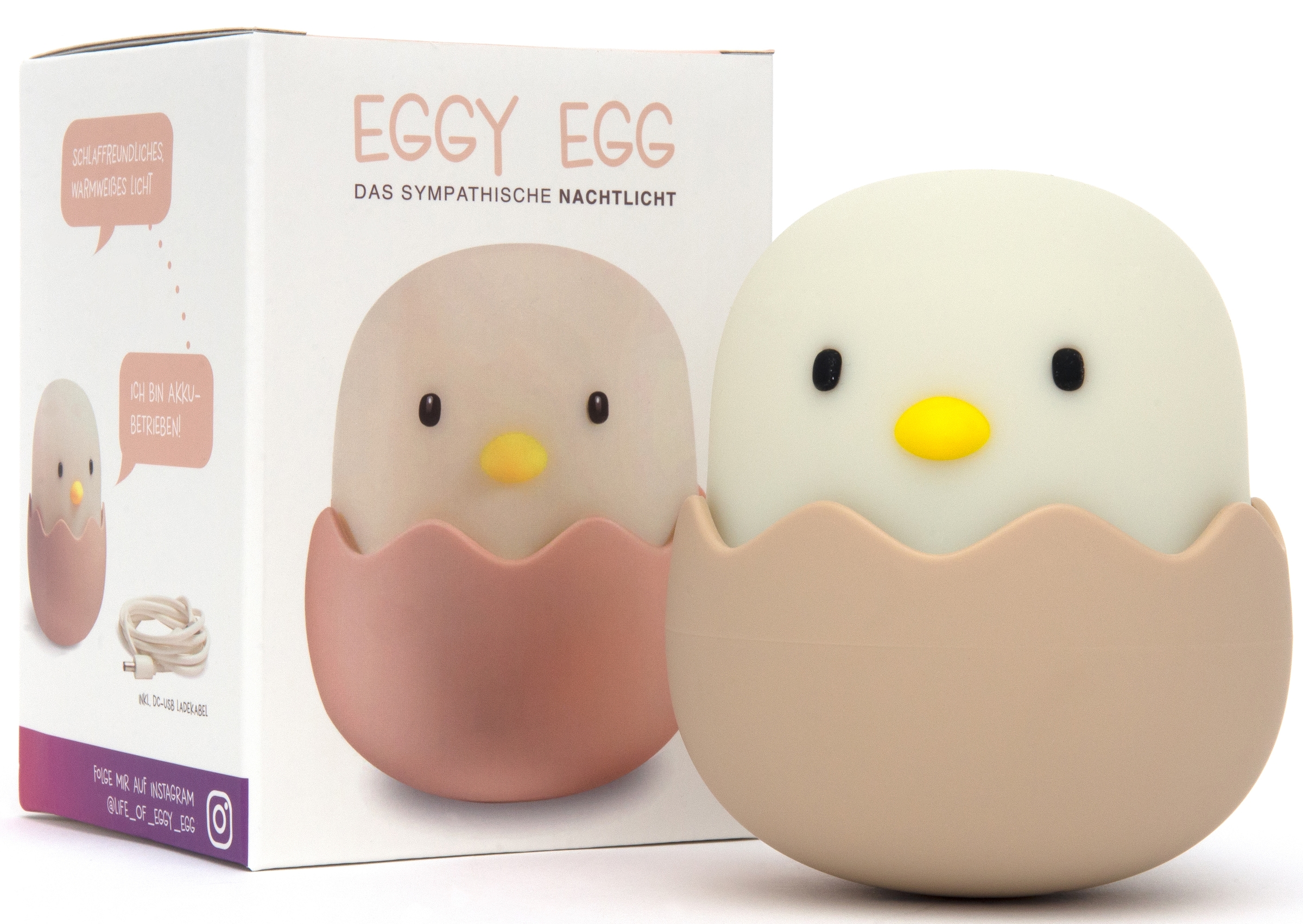 niermann LED Nachtlicht Eggy kaufen »Eggy Shop Nachtlicht flammig-flammig, im Egg OTTO 1 Online Egg«