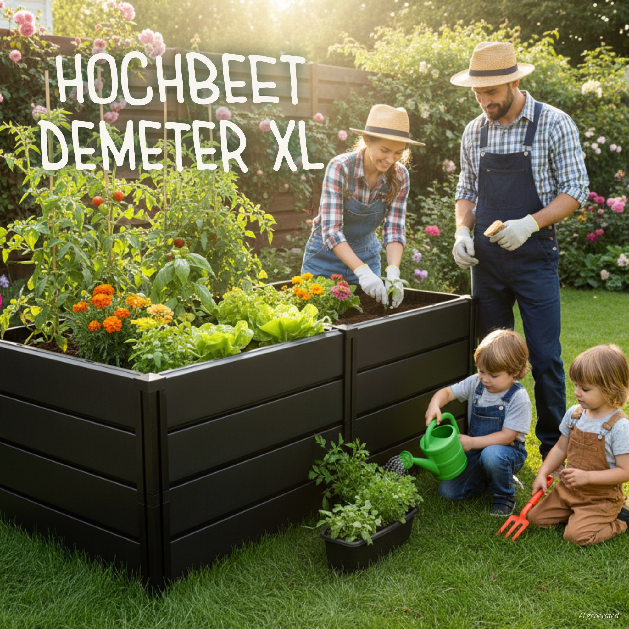 KHW Hochbeet »Demeter XL« BxTxH: 158x82x61 cm, 672 Liter