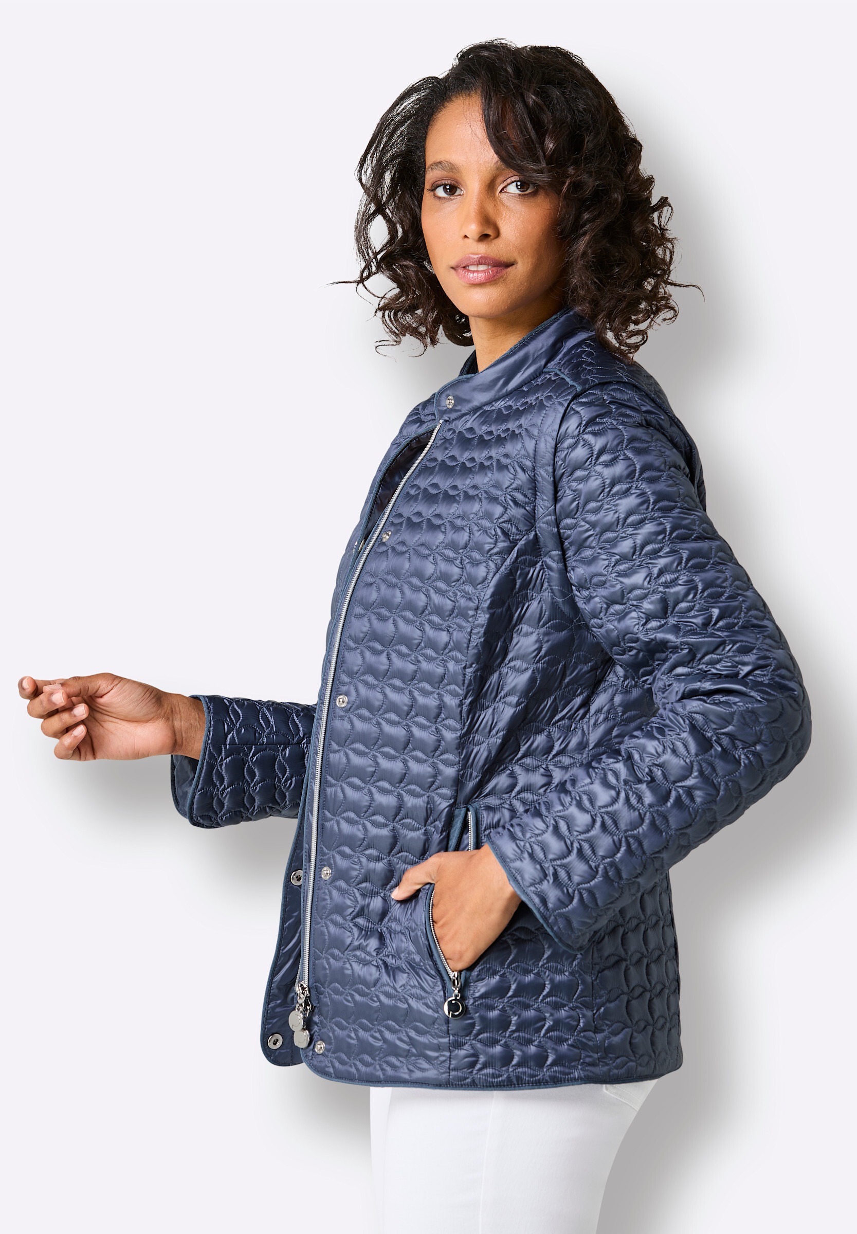 creation L Daunenjacke »Daunen-Jacke Leichtdaunenjacke mit abnehmbaren Ärmeln« keine Angabe