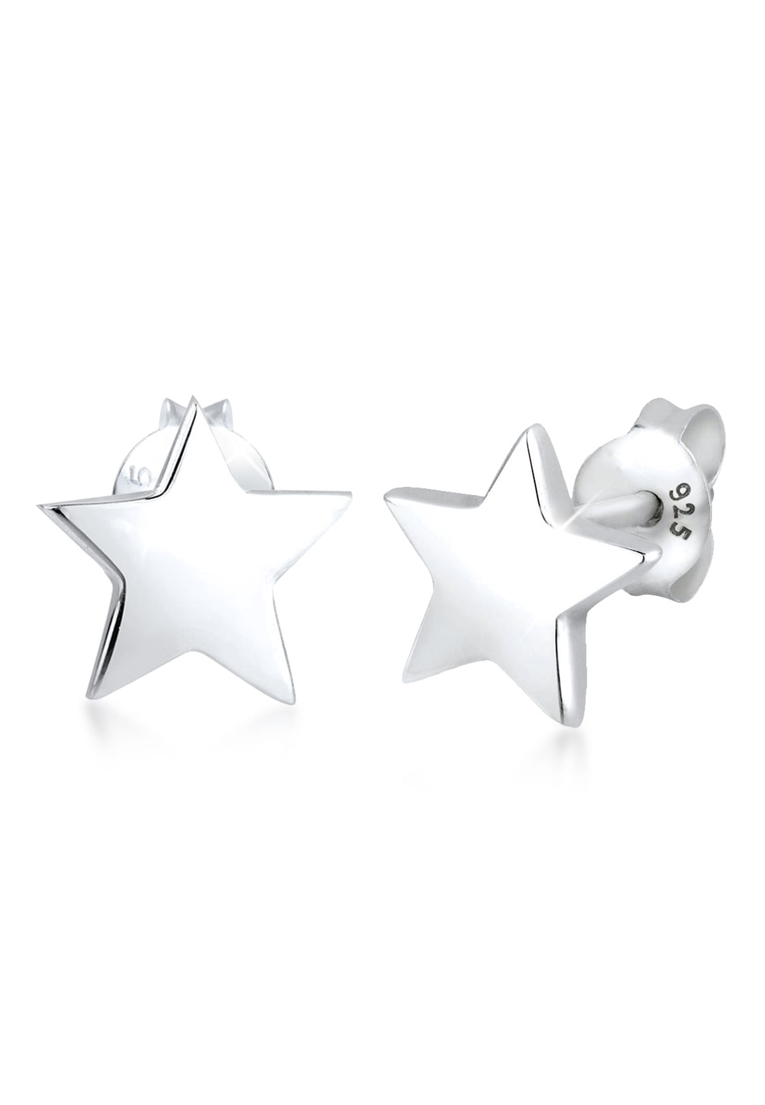 Elli Paar Ohrstecker »Ohrringe Stern Astro Trend Filigran Basic 925 Silber«
