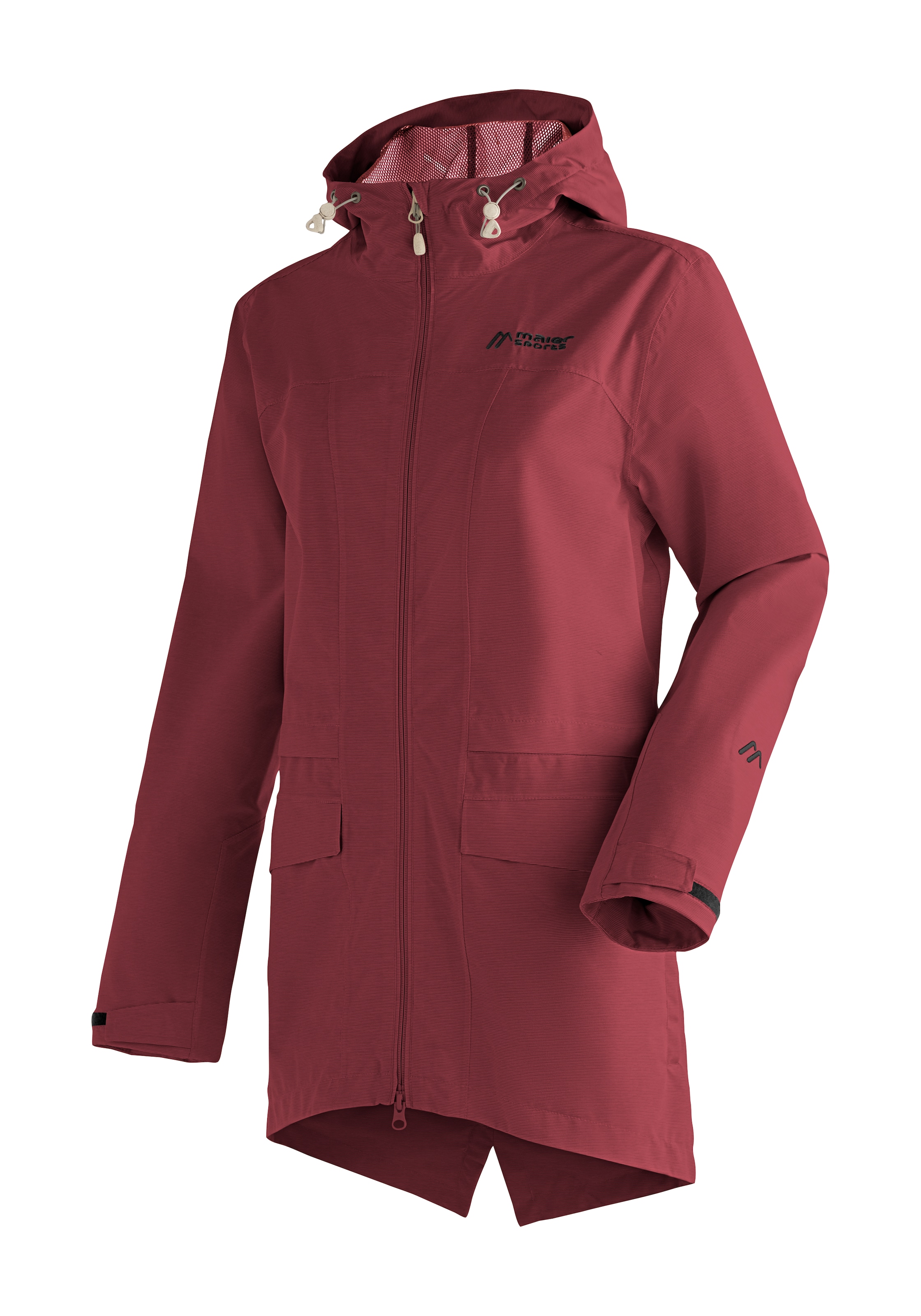 Maier Sports Outdoorjacke »Echaz lange Wanderjacke mit Mantel auf Coat | Raten W«, OTTO Damen bestellen wasserdichter Kapuze