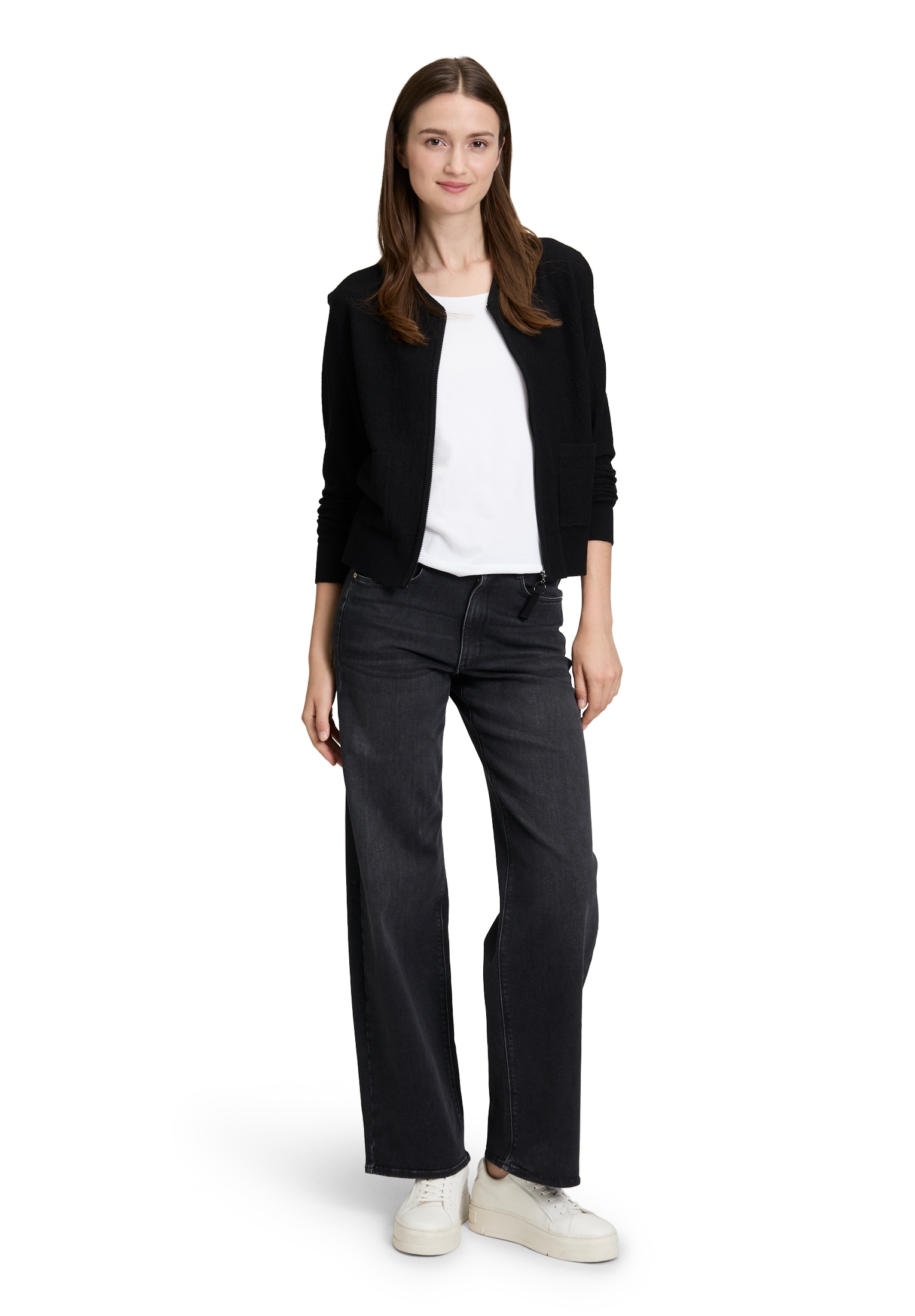 Betty&Co Cardigan »Strick-Cardigan mit Reißverschluss«