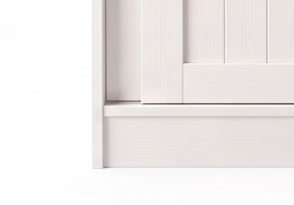 OTTO home Garderobenschrank »Malmö Mehrzweckschrank mit Schiebetüren und Spiegel« aus massiver FSC®-zertifizierter Kiefer, B/T/H 93/37/187 cm