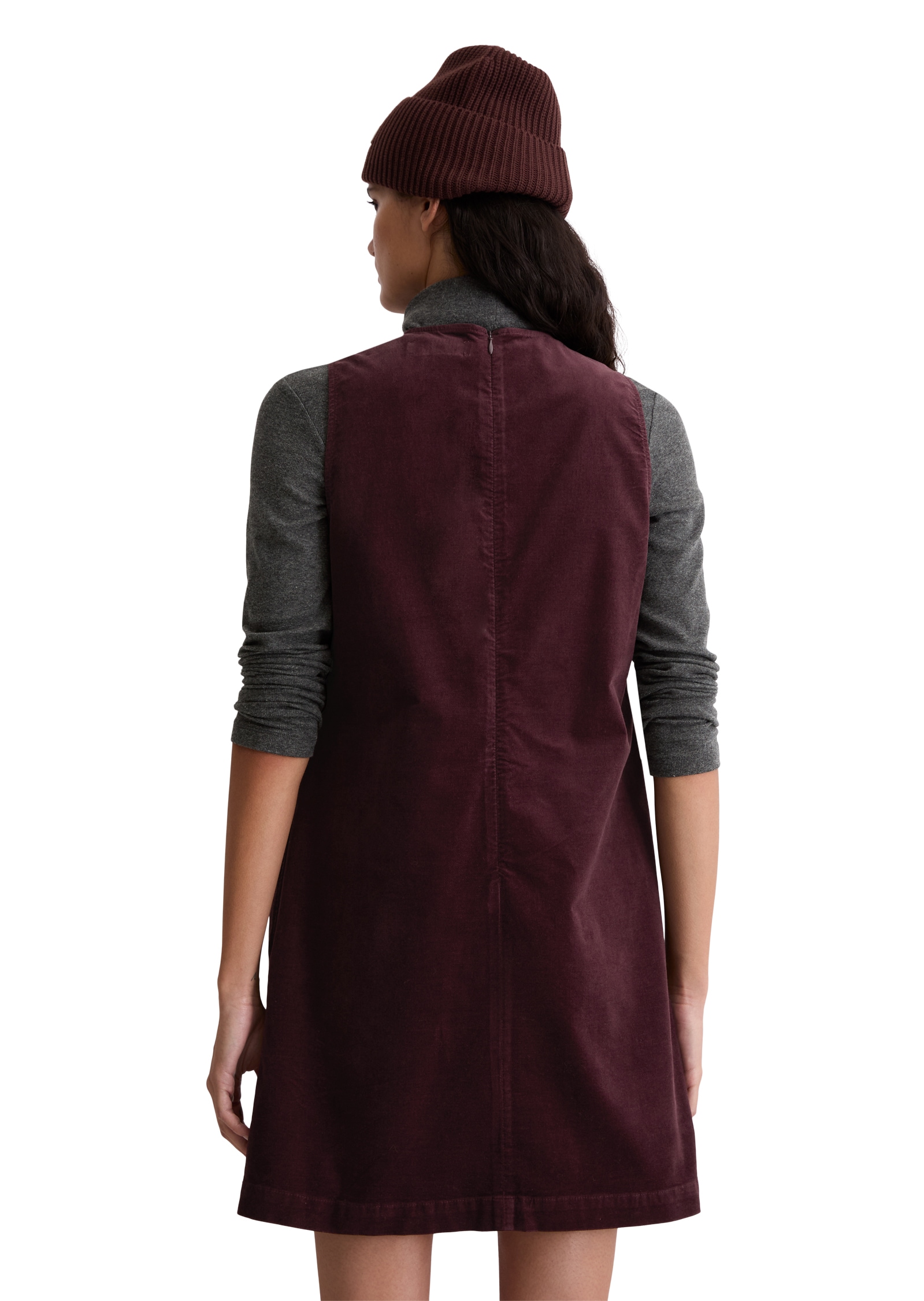 Marc O'Polo Samtkleid Nahttaschen