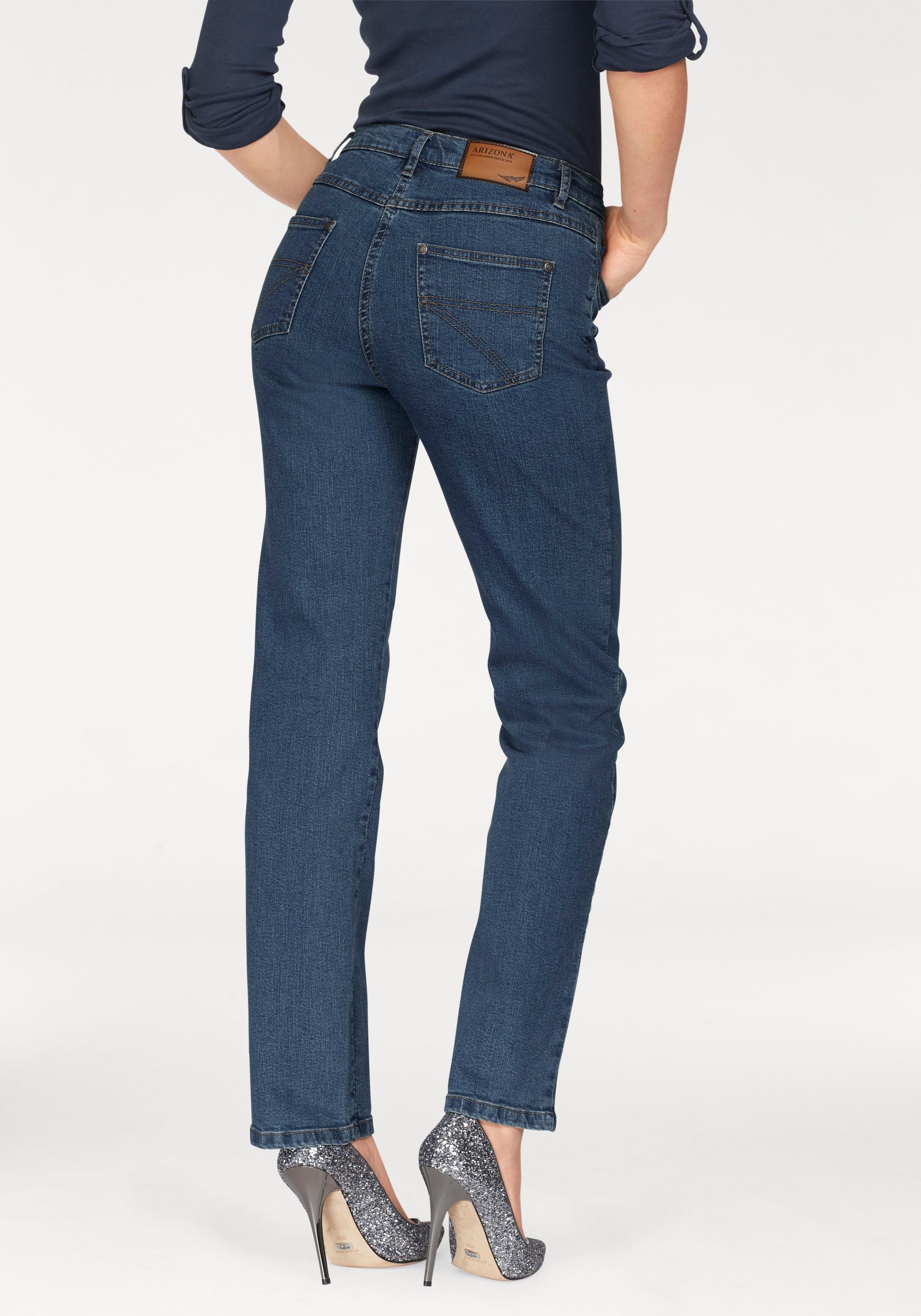 Gerade Jeans »Annett«, bequeme Passform, 5-Pocket-Style, hohe Taille