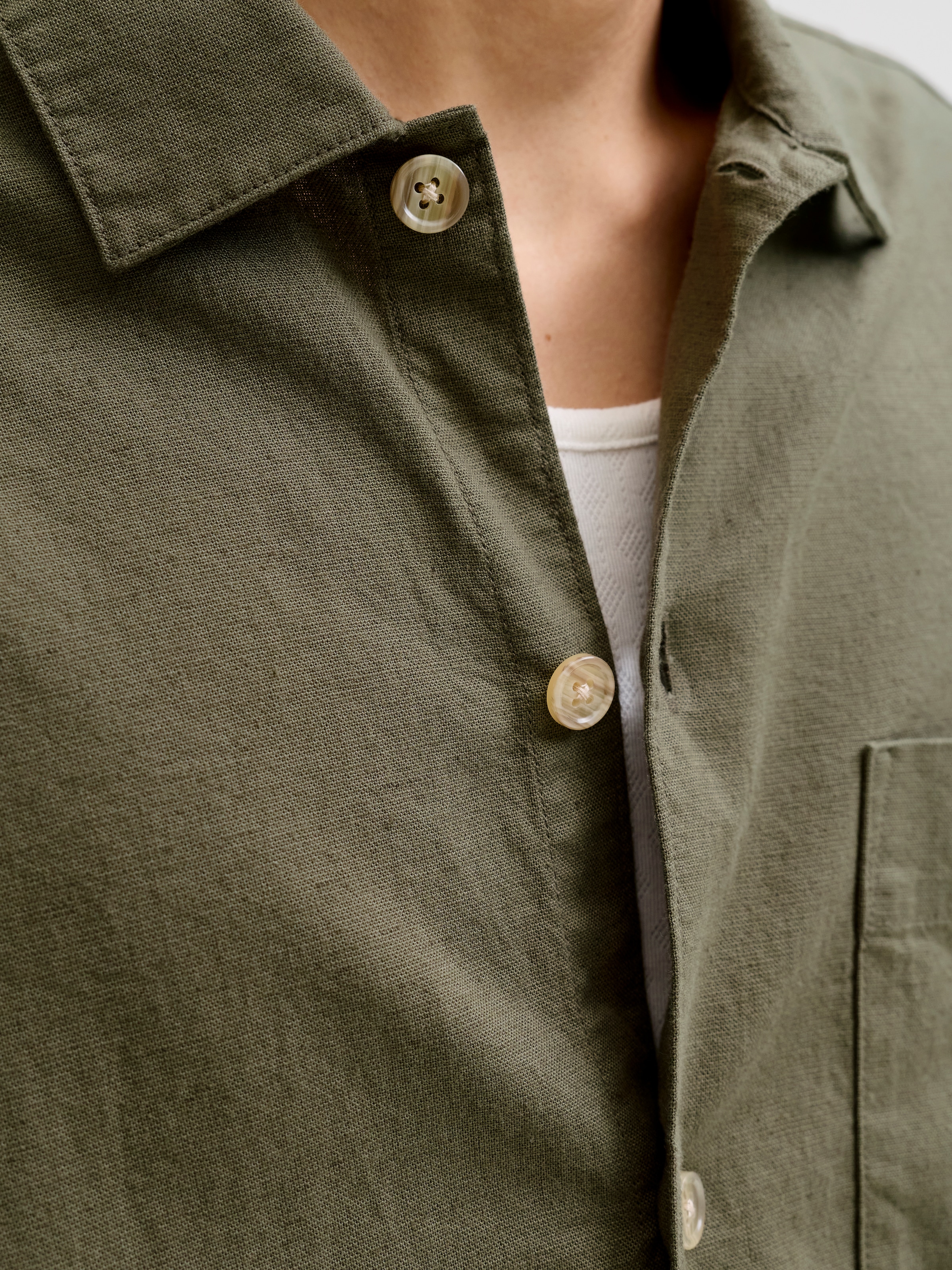 Jack & Jones Langarmhemd »JJETRISTAN OVERSHIRT LS SN« mit Knopfleiste