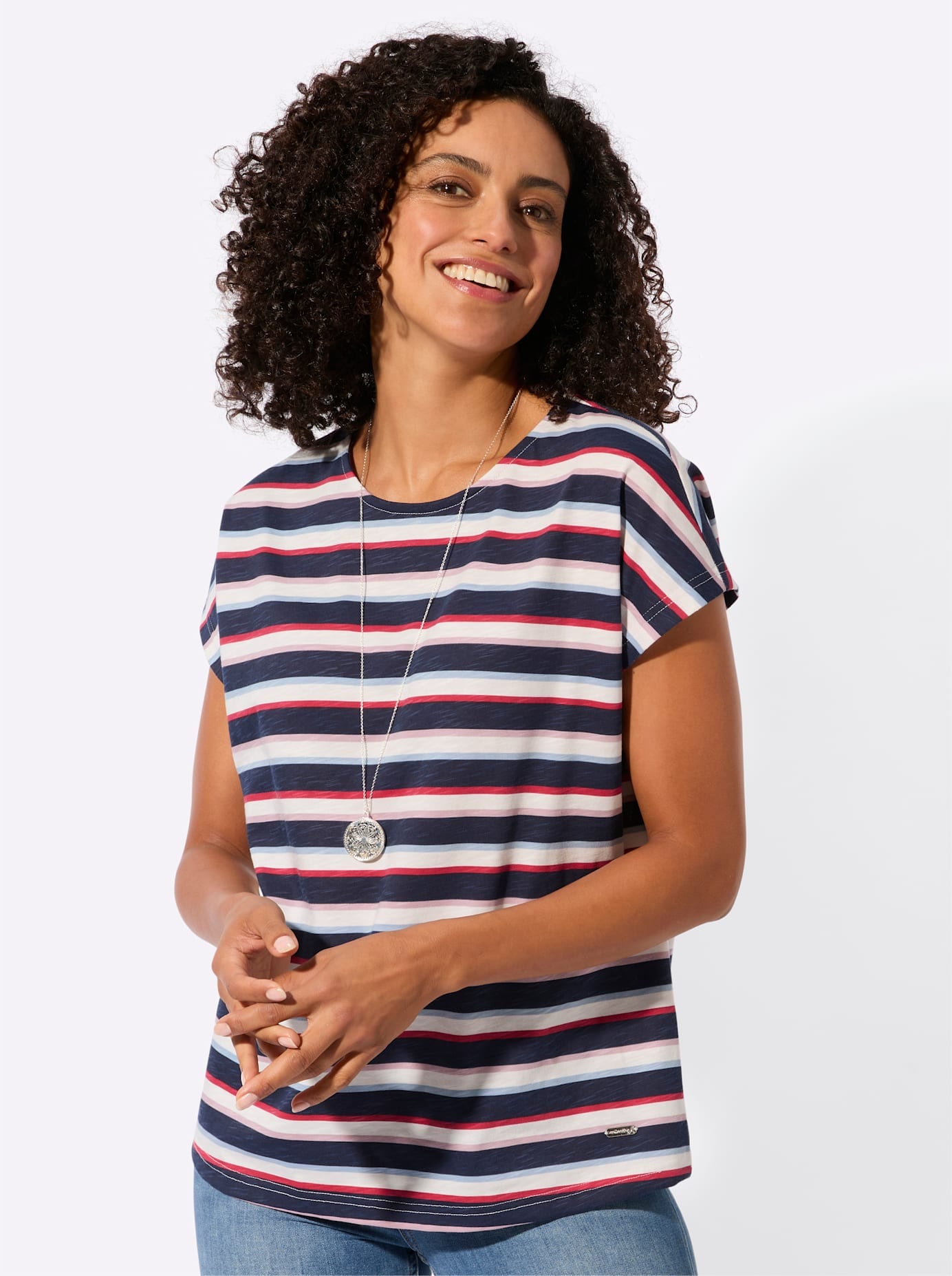 Casual Looks Rundhalsshirt »Ringelshirt« 1 tlg.