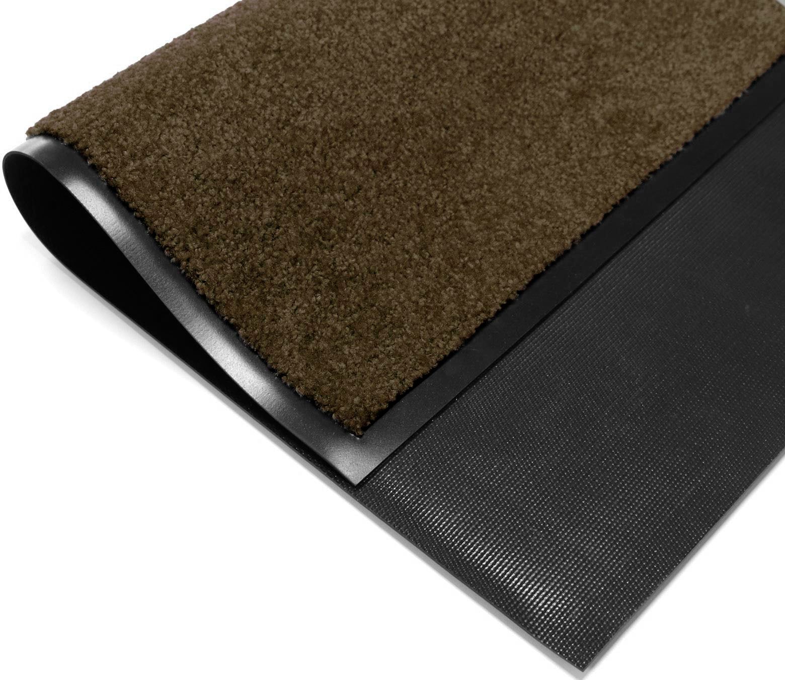 Primaflor-Ideen in Textil Fußmatte »Schmutzfangmatte CLEAN PRO, Made in Belgium«, rechteckig, 8 mm Höhe, Uni-Farben, UV-beständig, strapazierfähig, waschbar