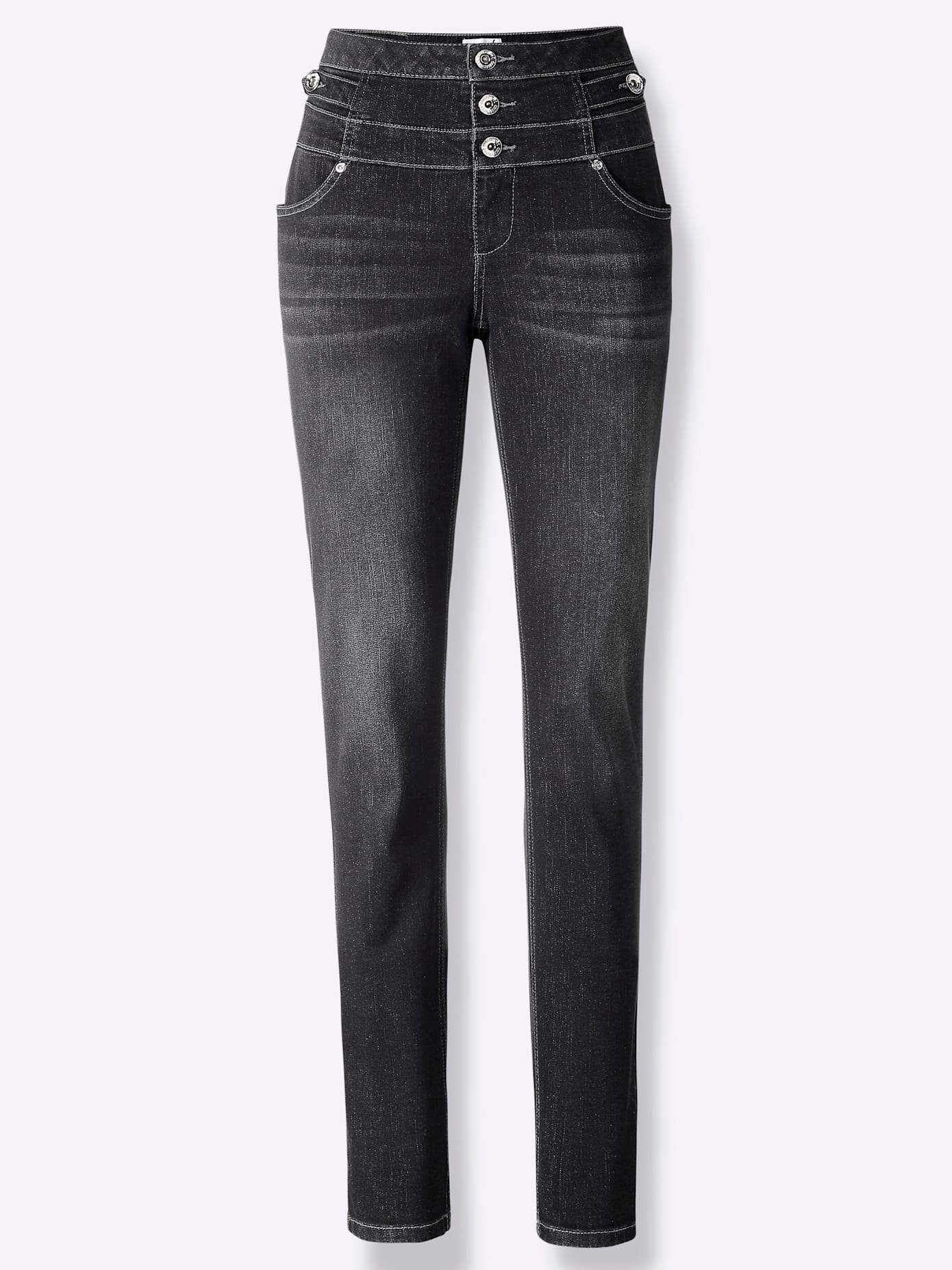 Casual Looks Bequeme Jeans, (1 tlg.)