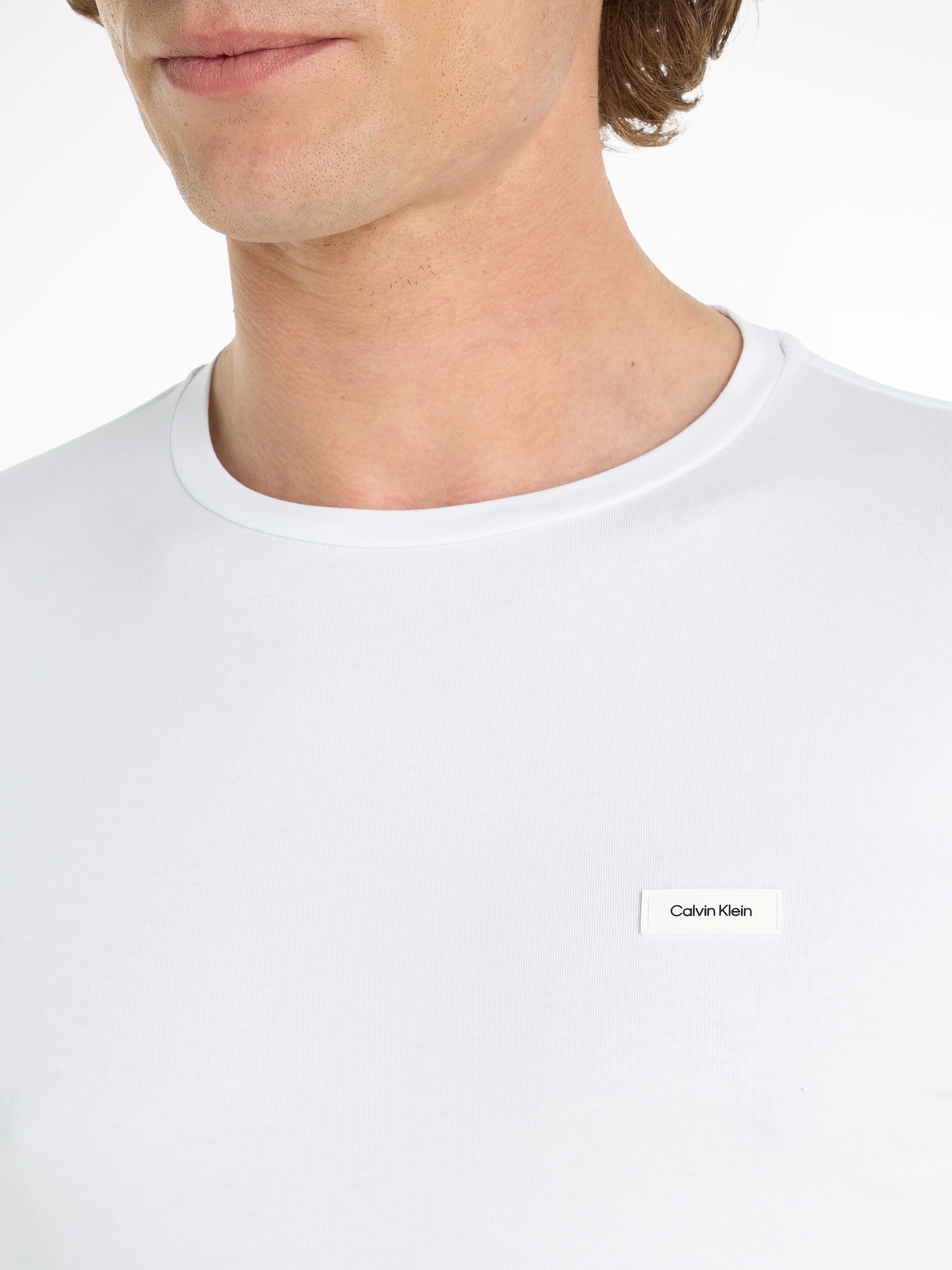 Calvin Klein Langarmshirt »STRETCH SLIM FIT LS T-SHIRT«