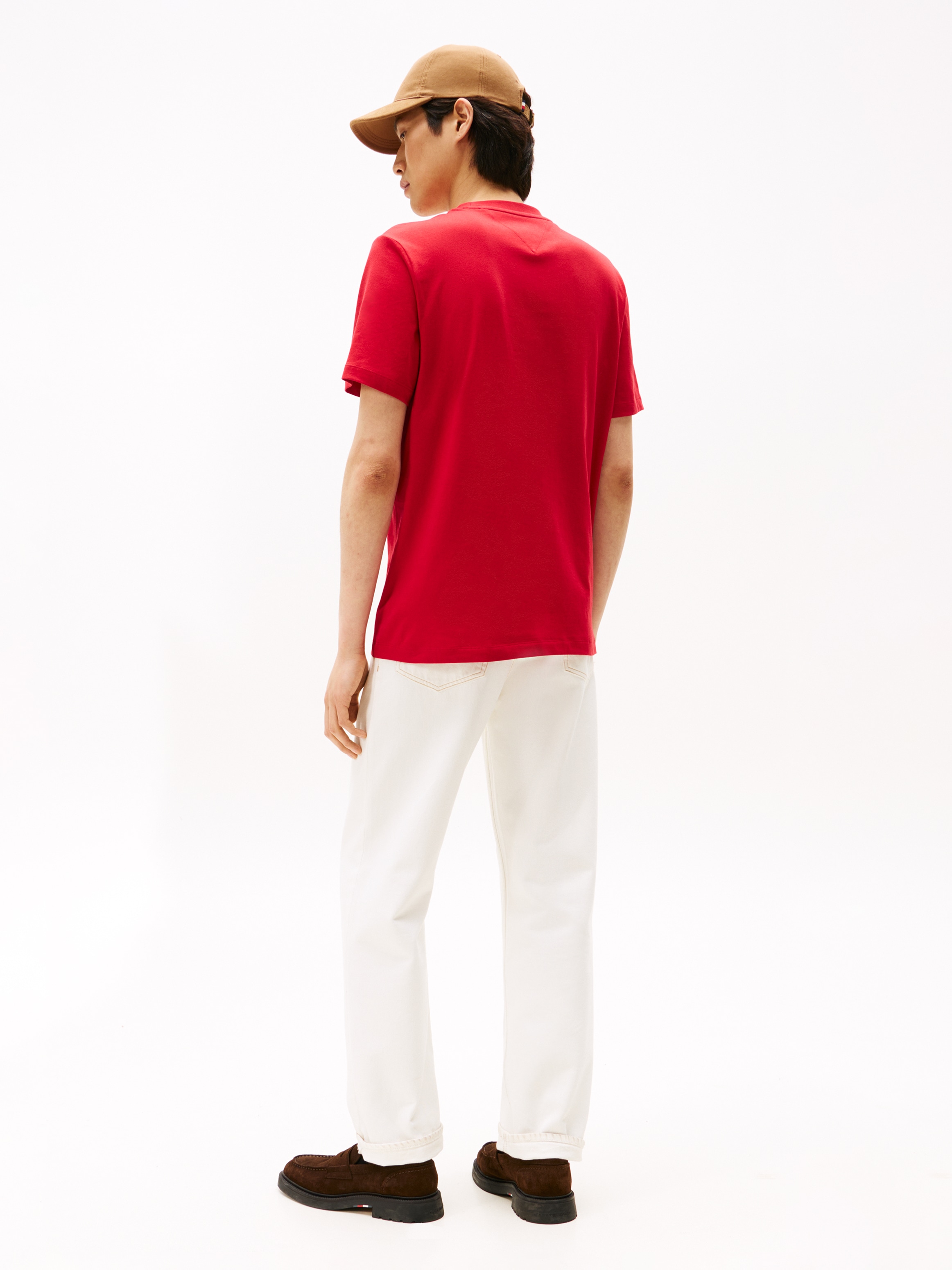 Tommy Hilfiger T-Shirt »HILFIGER STACK GRAPHIC TEE«, Regular fit mit Rundhalsausschnitt