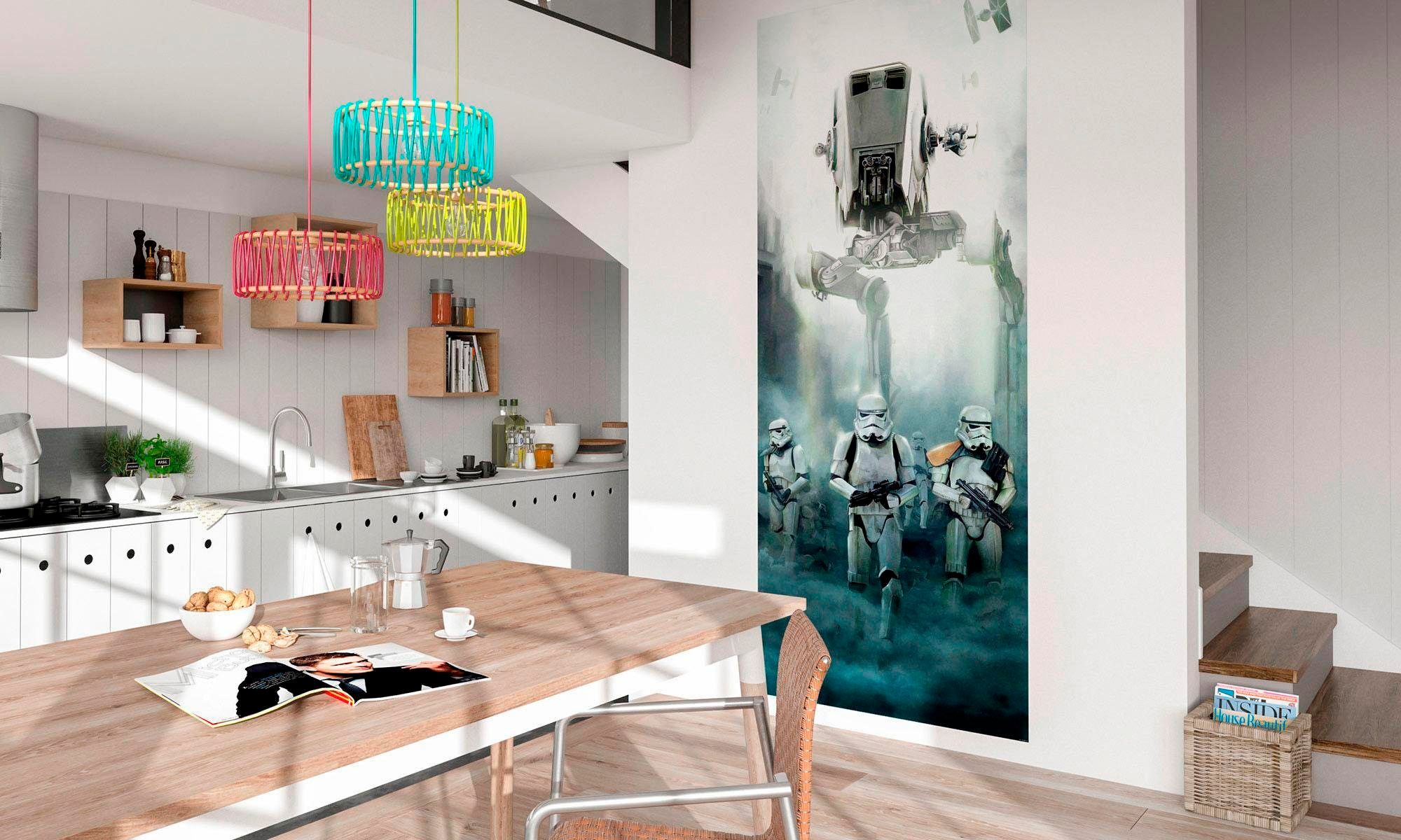Komar Vliestapete »Digitaldruck Vlies - Star Wars Imperial Forces - Größe 100 x 250 cm«, bedruckt, Kinderzimmer