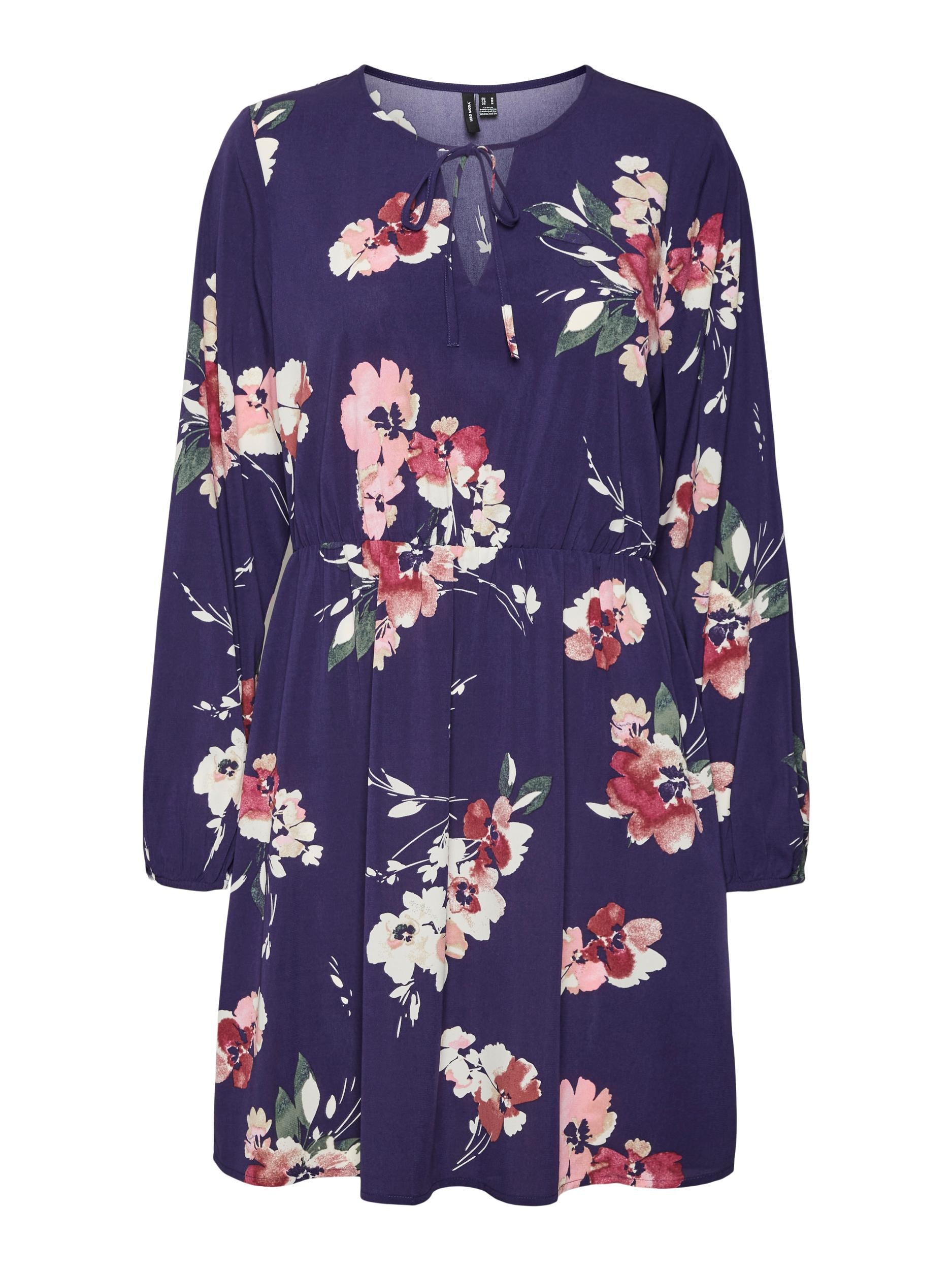 Vero Moda Minikleid »VMSHILAH NAJA LS SHORT DRESS WVN GA«