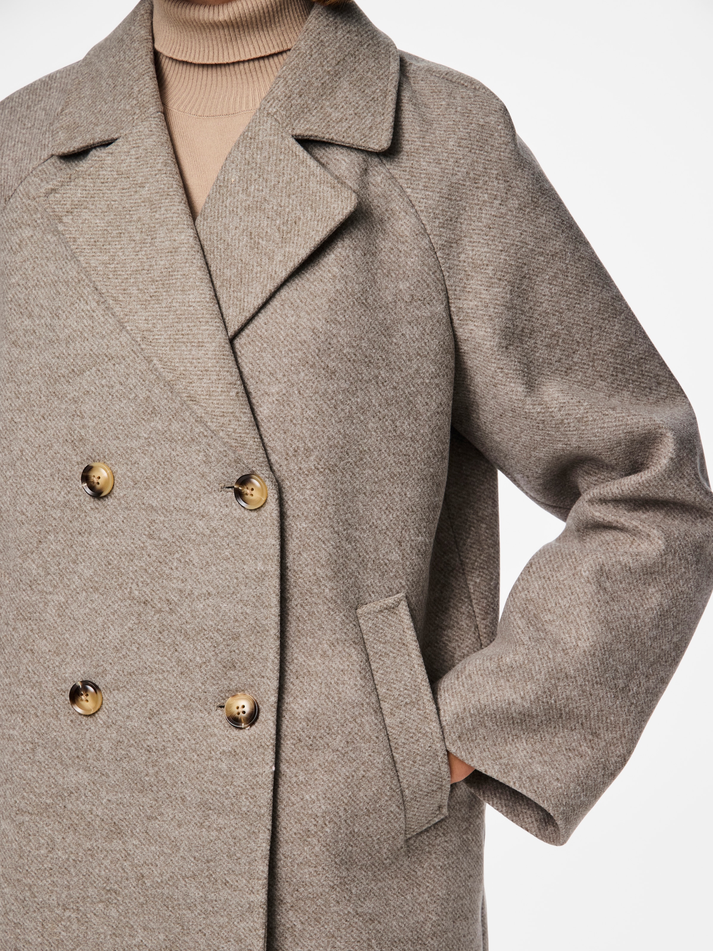 pieces Kurzmantel »PCMARBEL COAT NOOS«