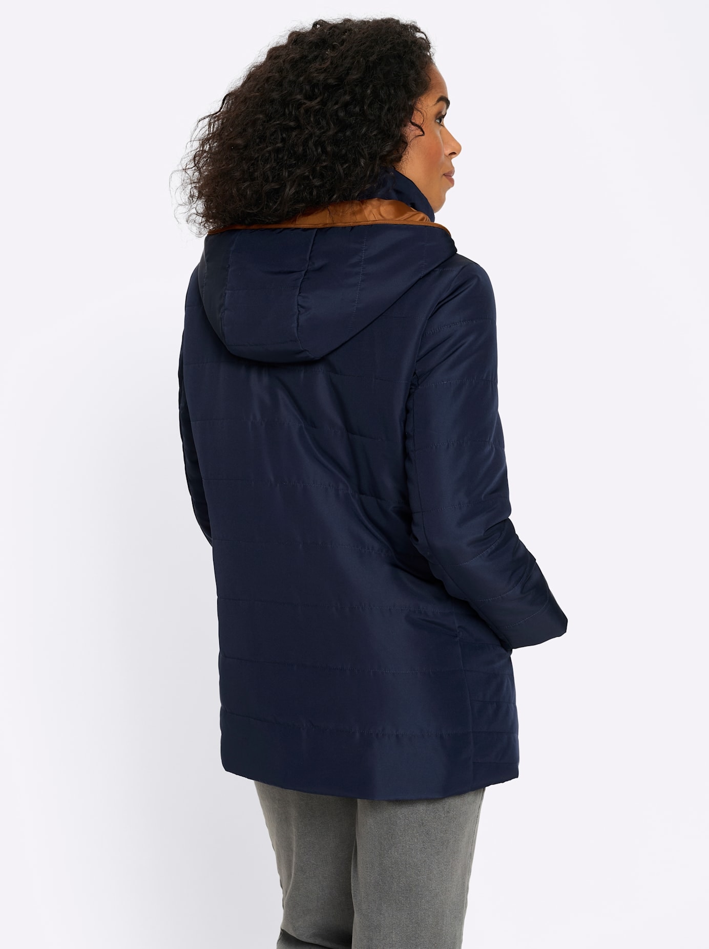 Classic Basics Steppjacke mit Kapuze