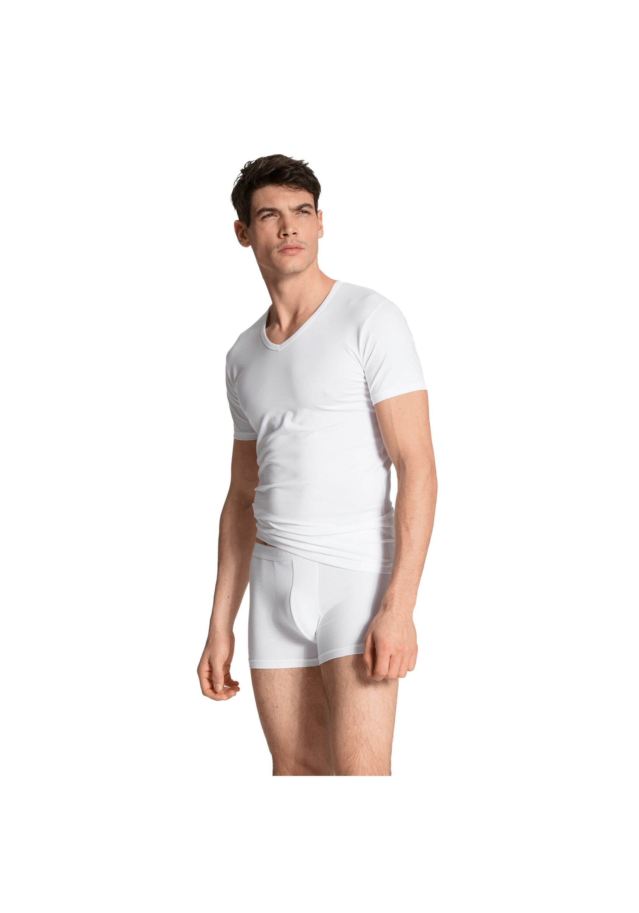 CALIDA T-Shirt »T-Shirt MEN T-Shirt 2PACK Natural Benefit 4er Pack«