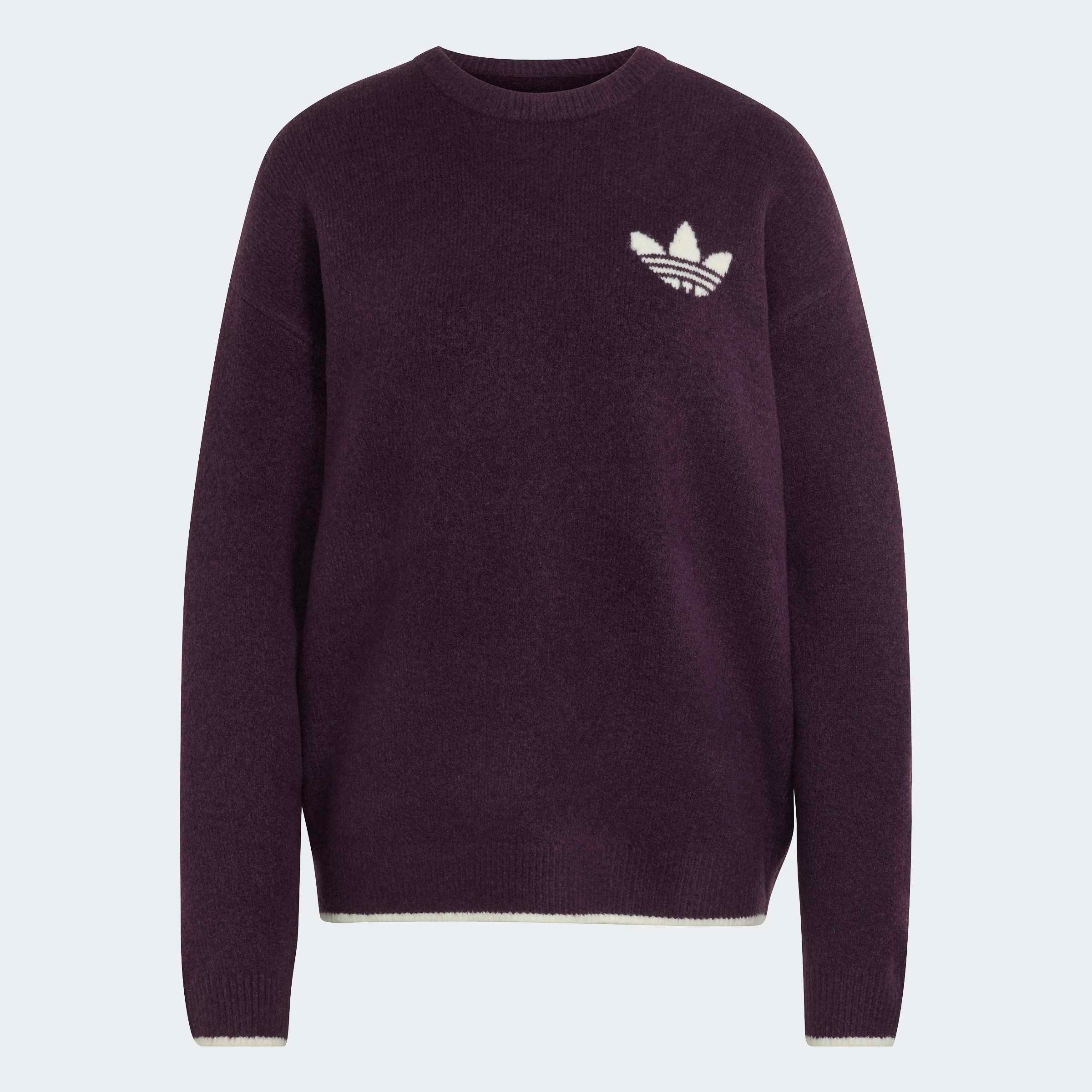 adidas Originals Kapuzensweatshirt »ESS KNIT TIPPING CREW«, sportlicher Stil, lockerer Schnitt, mit Kapuze, in Strickoptik
