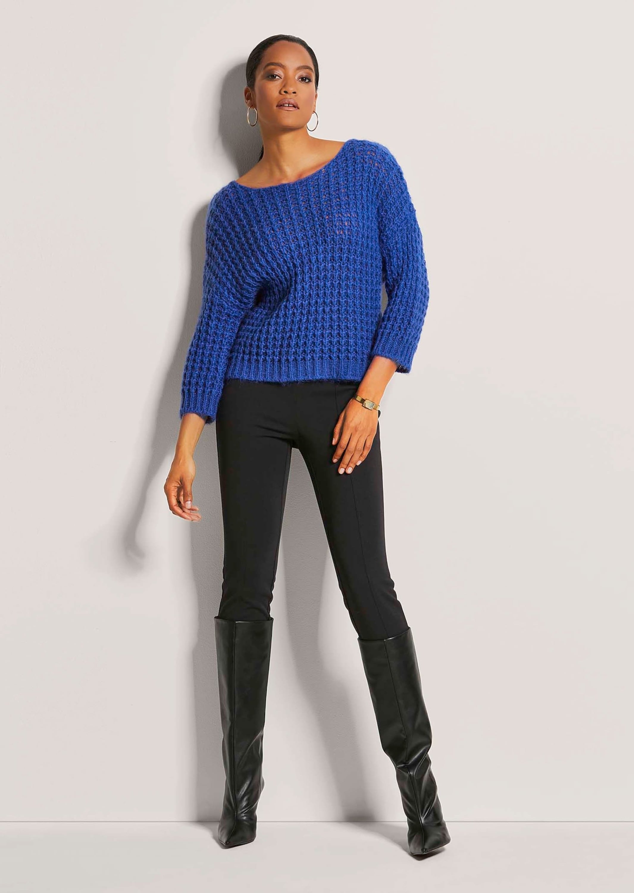 MADELEINE Longpullover »Pullover Pullover mit Pailletten«
