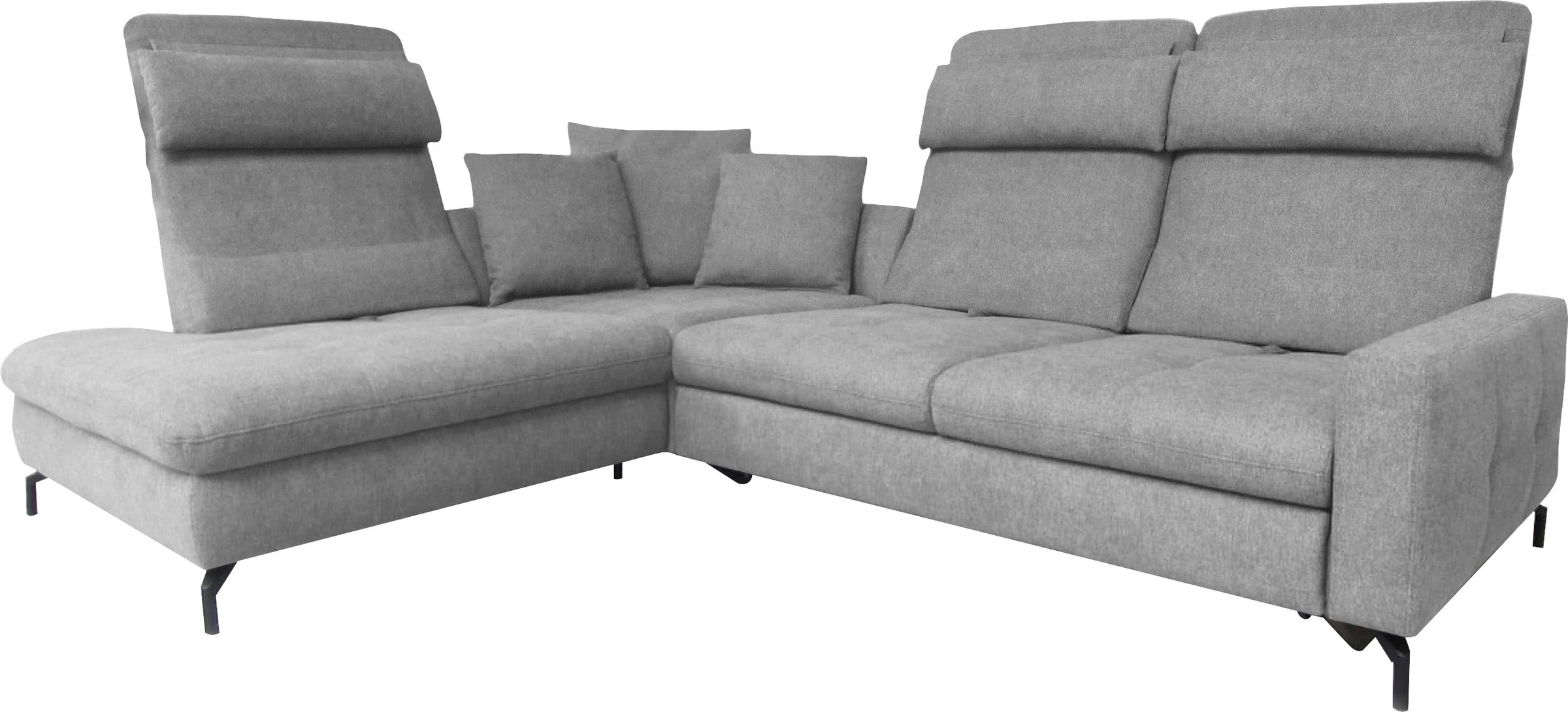 alina Ecksofa »Louis« Breite 286 cm, Rückenlehnenverstellung, wahlweise mit Bettfunktion