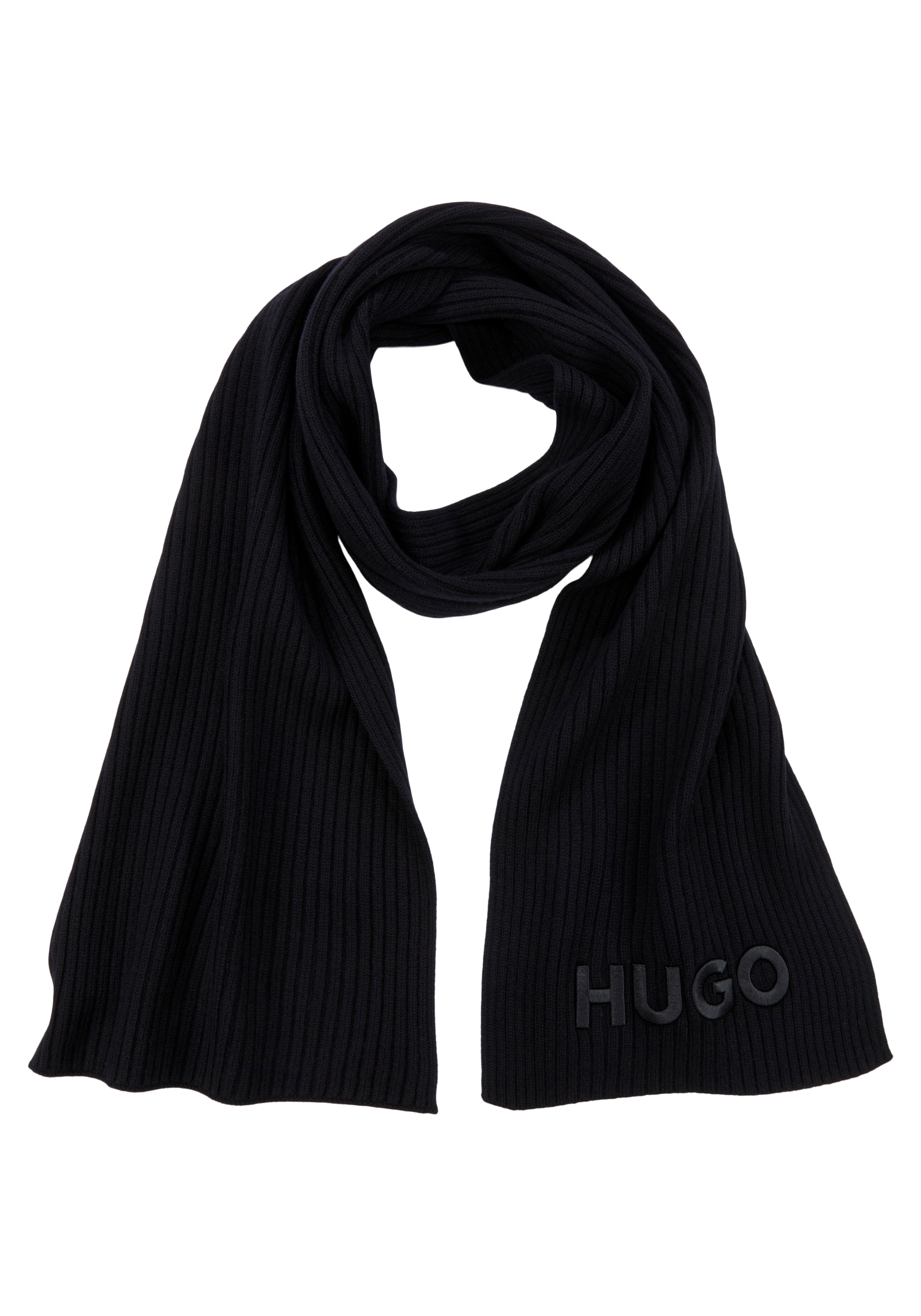 HUGO Schal »Zunio-1«, mit HUGO-Logoschriftzug