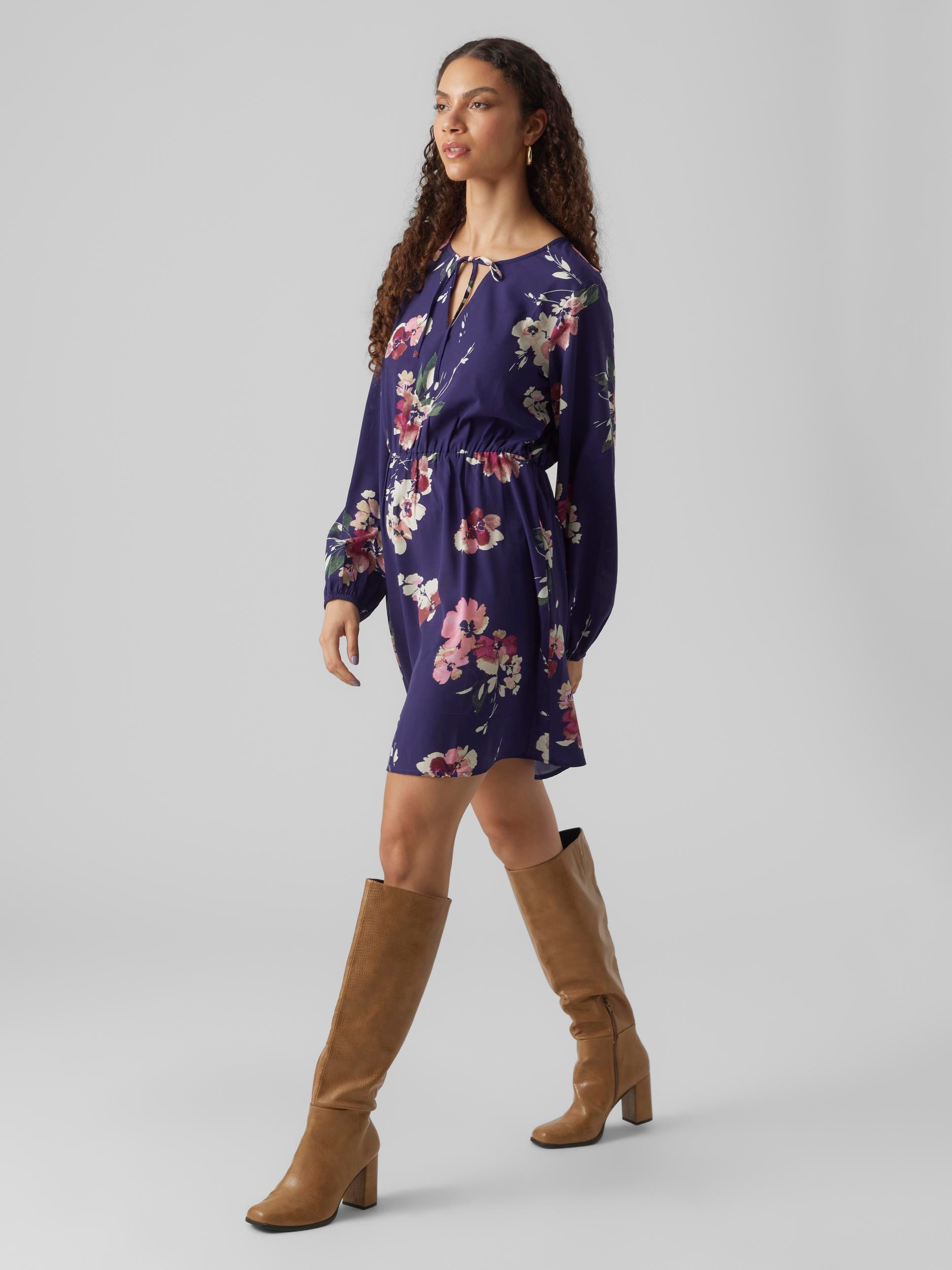 Vero Moda Minikleid »VMSHILAH NAJA LS SHORT DRESS WVN GA«
