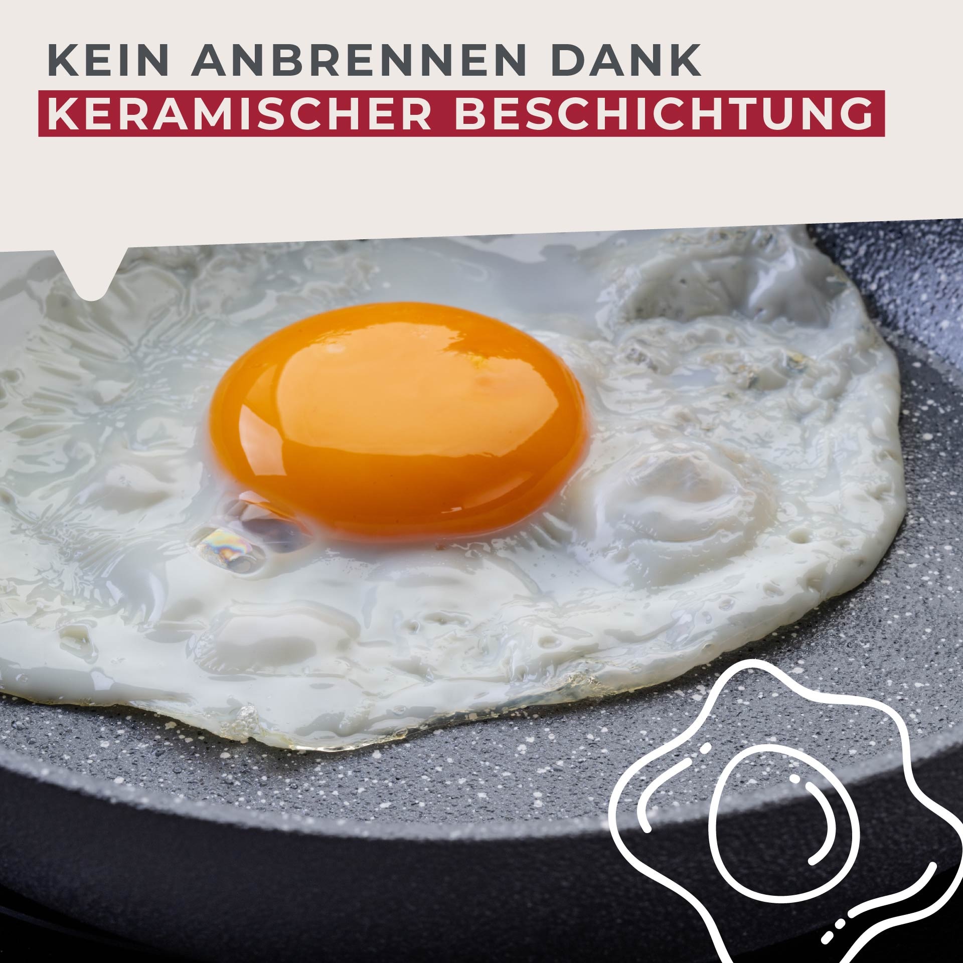 FACKELMANN Bratpfanne »Cosmo« Aluminium Set, 3 Stk. tlg. Bratpfannen-Set Cosmo Ø 20, 24, 28 cm – mit Ceramic-Beschichtung