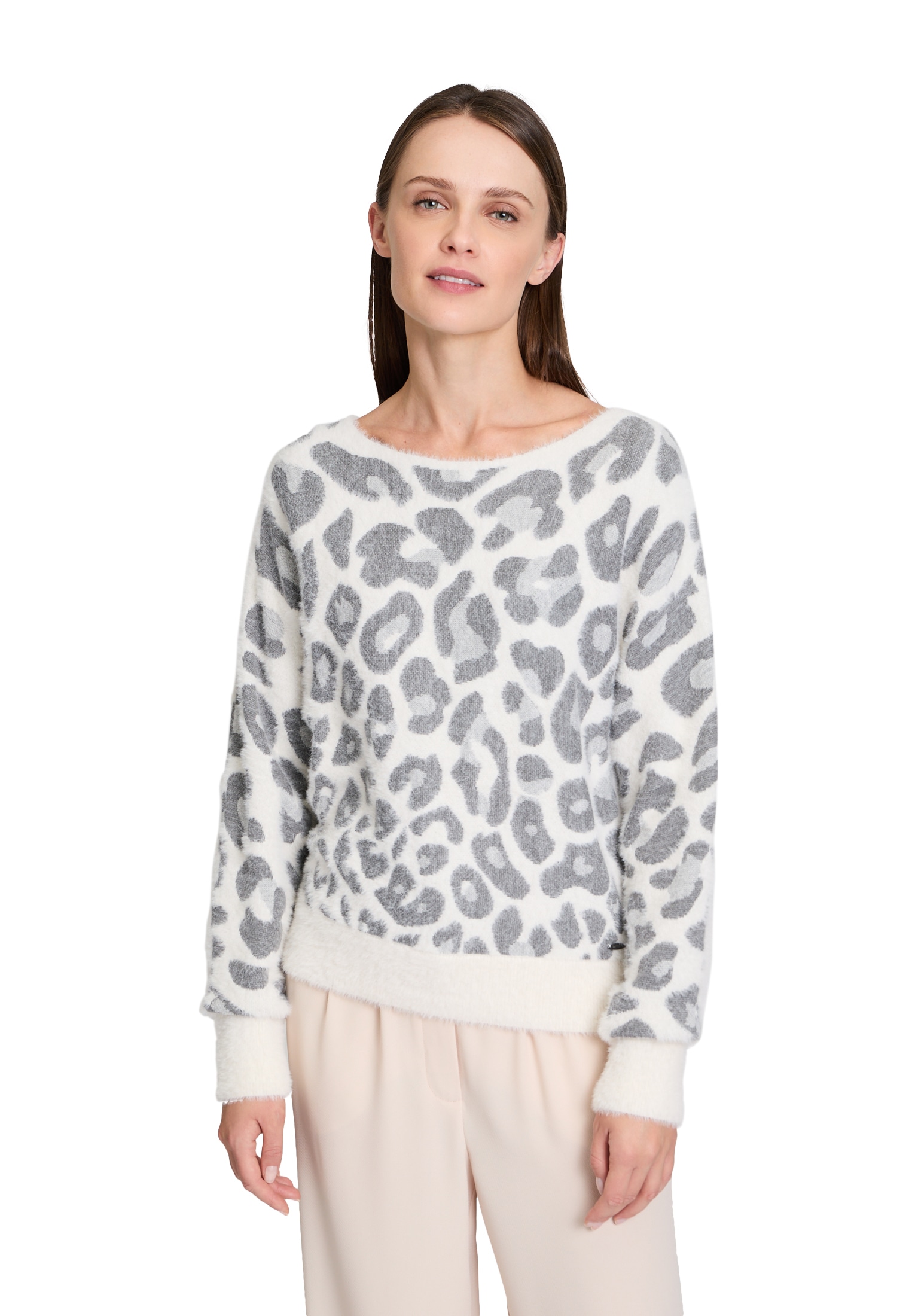 Betty&Co Strickpullover »Strickpullover mit U-Boot-Ausschnitt«