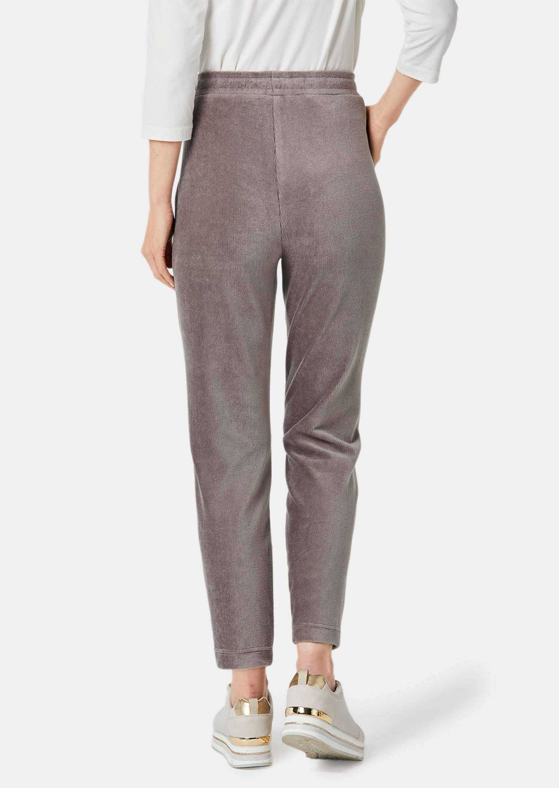GOLDNER 2-in-1-Hose »Kurzgröße Joggpants SARA aus weichem Cord«