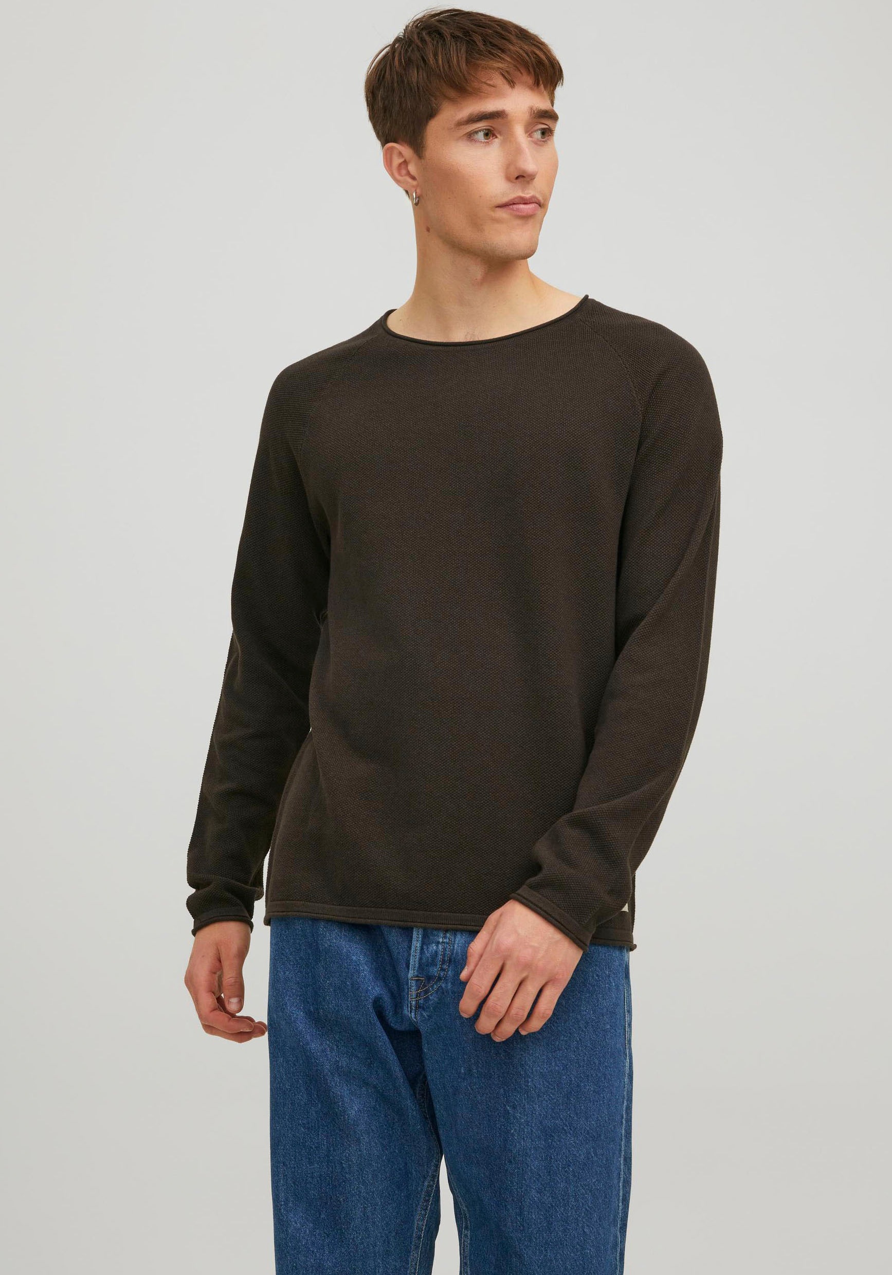 Jack & Jones Rundhalspullover »HILL KNIT«