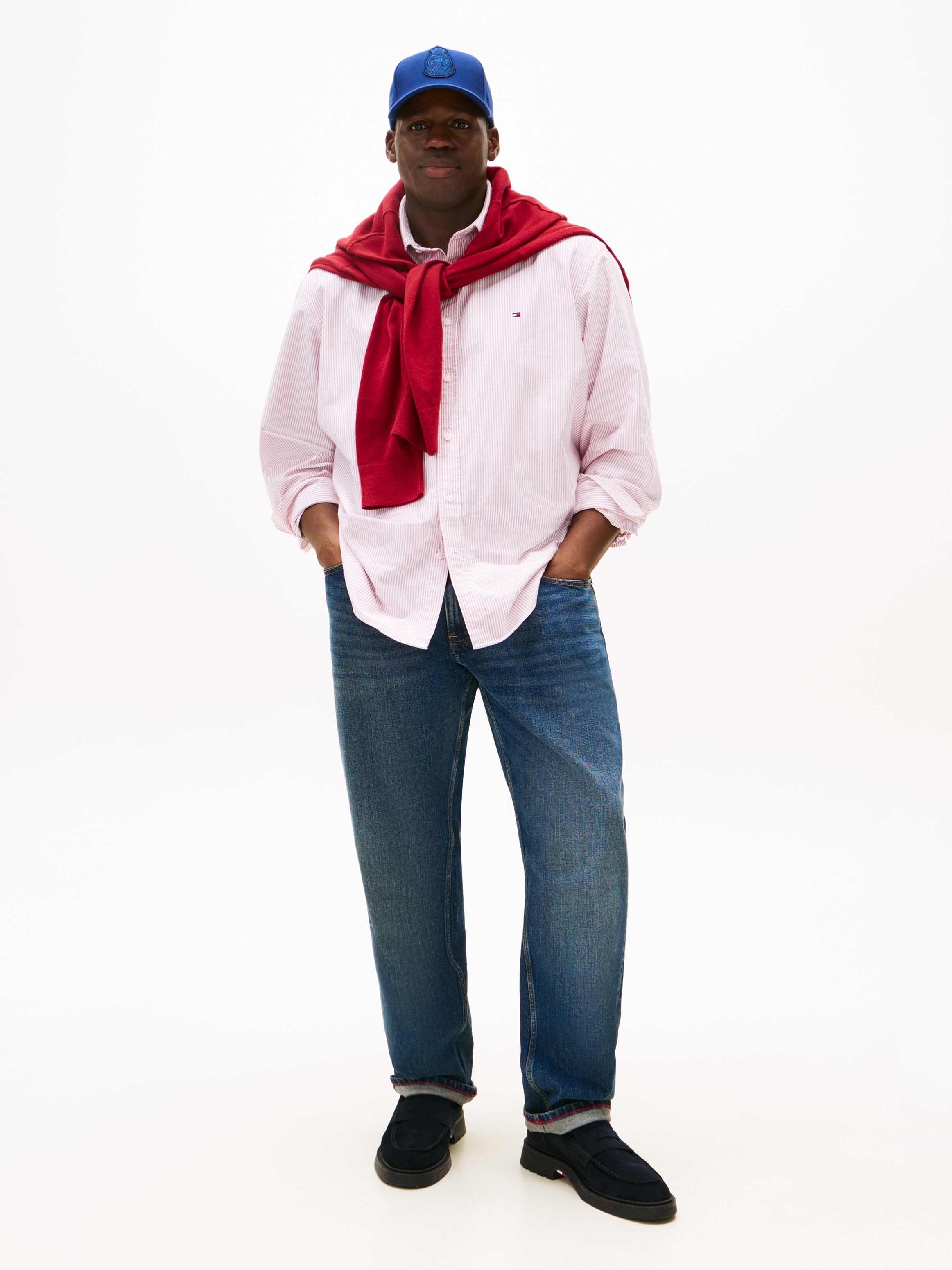 Tommy Hilfiger Big & Tall Langarmhemd »BT - HERITAGE OXFORD STRIPE«