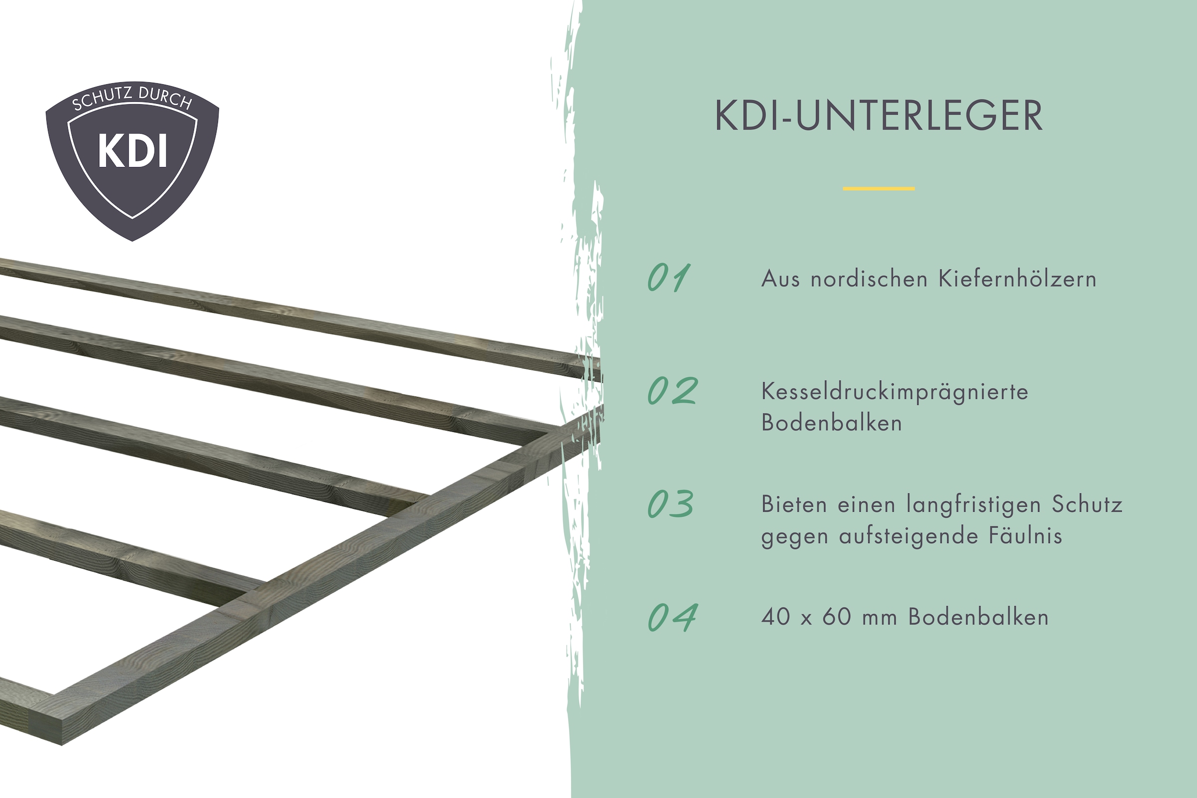KONIFERA Gartenhaus »»Moordeich 4««, aus hochwertiger nordischer Fichte