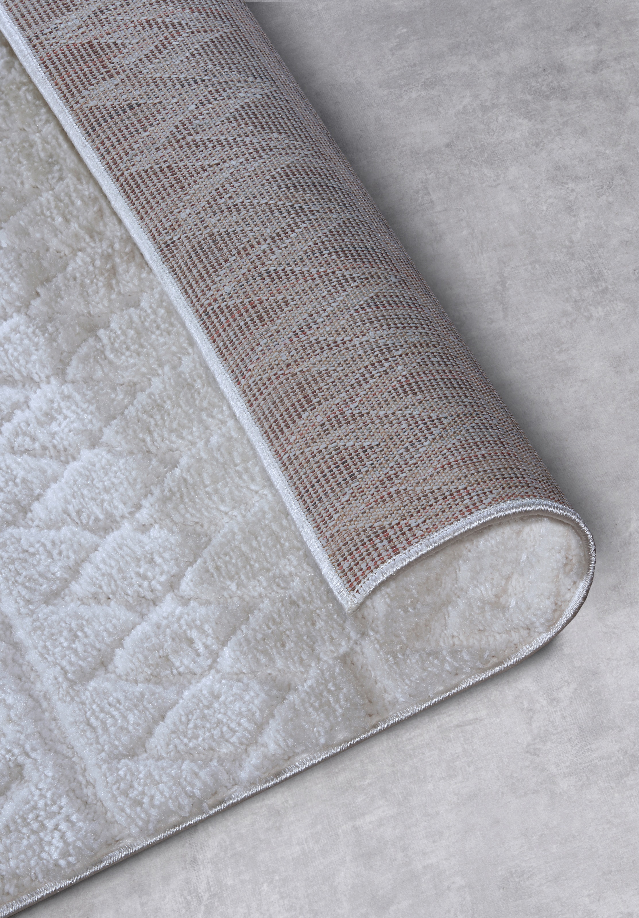ELLE DECORATION Designteppich »Itinerance«, rechteckig, 18 mm Höhe, Hochflor, Shaggy, Läufer, weich, Langflor, modern, Hoch Tief Effekt